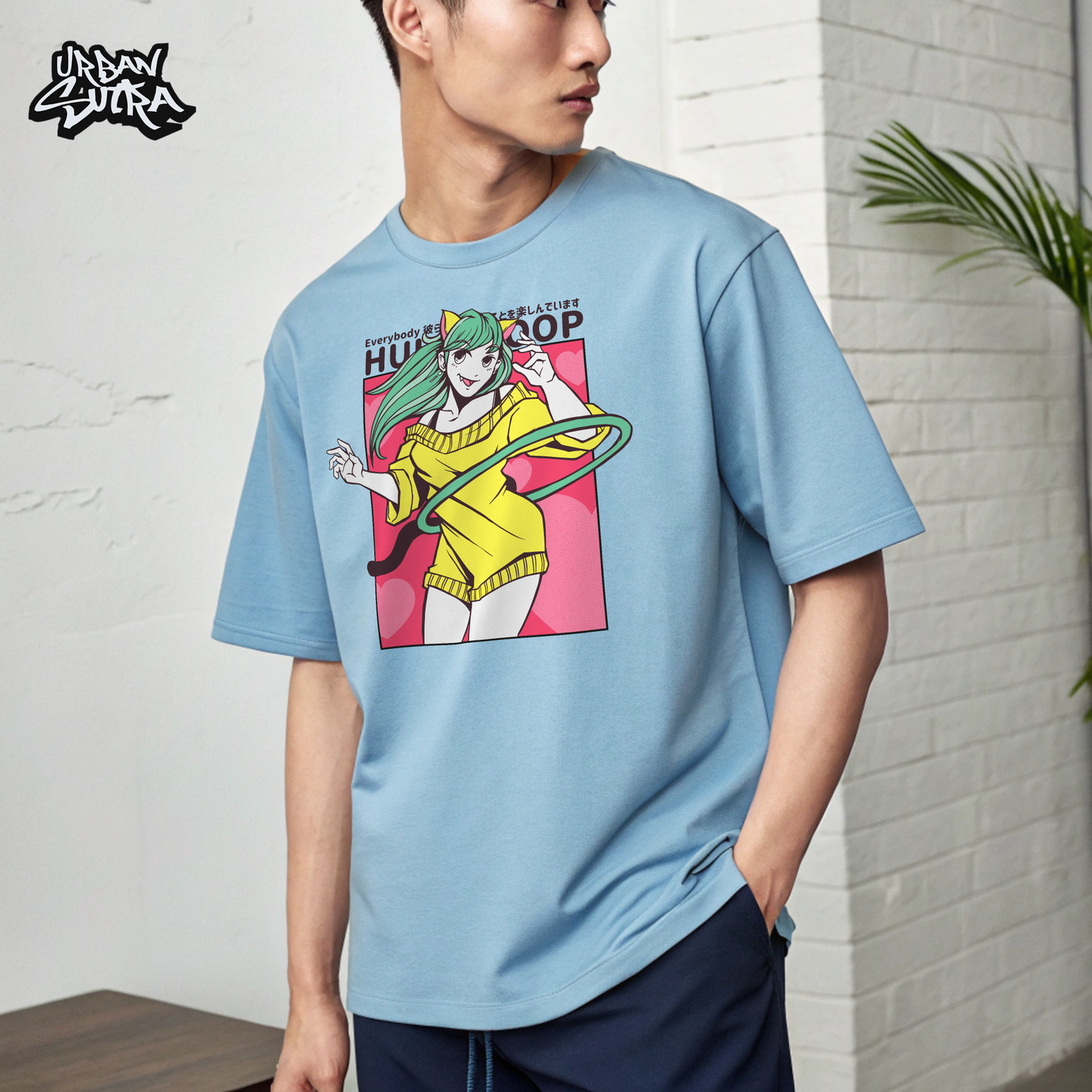 "Hula Hoop" Men's Oversized Tee