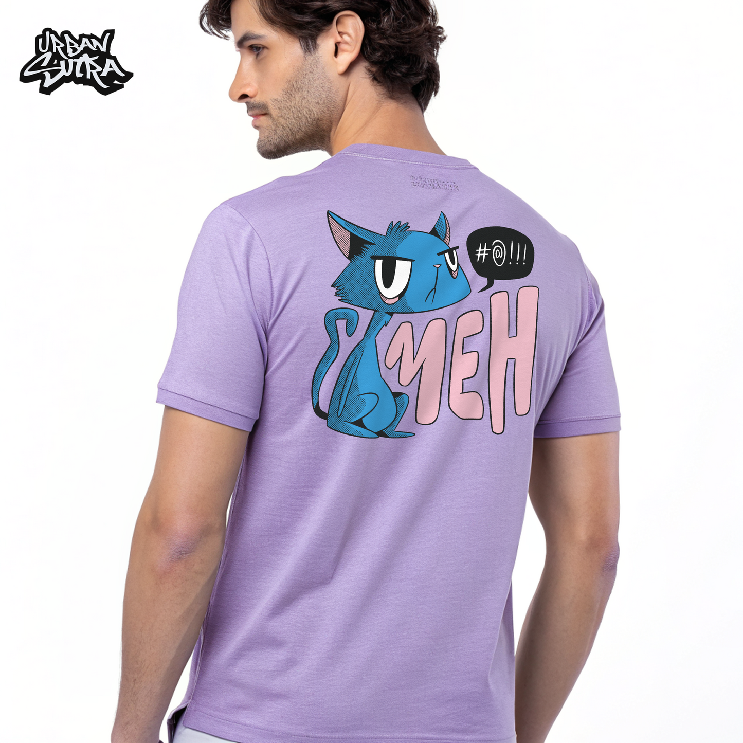 "Meh Cat" Men's Regular Fit Tee