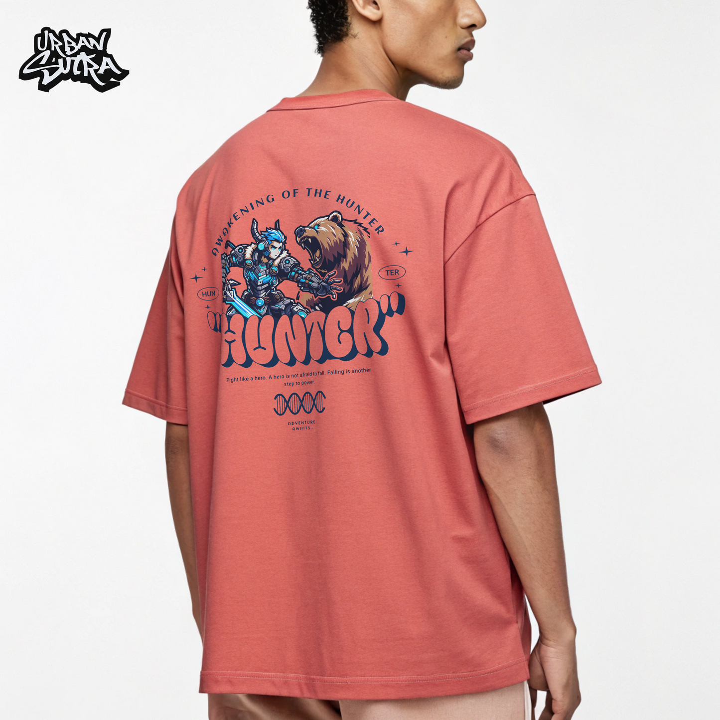 "Hunter Awakening" Men's Oversized Tee
