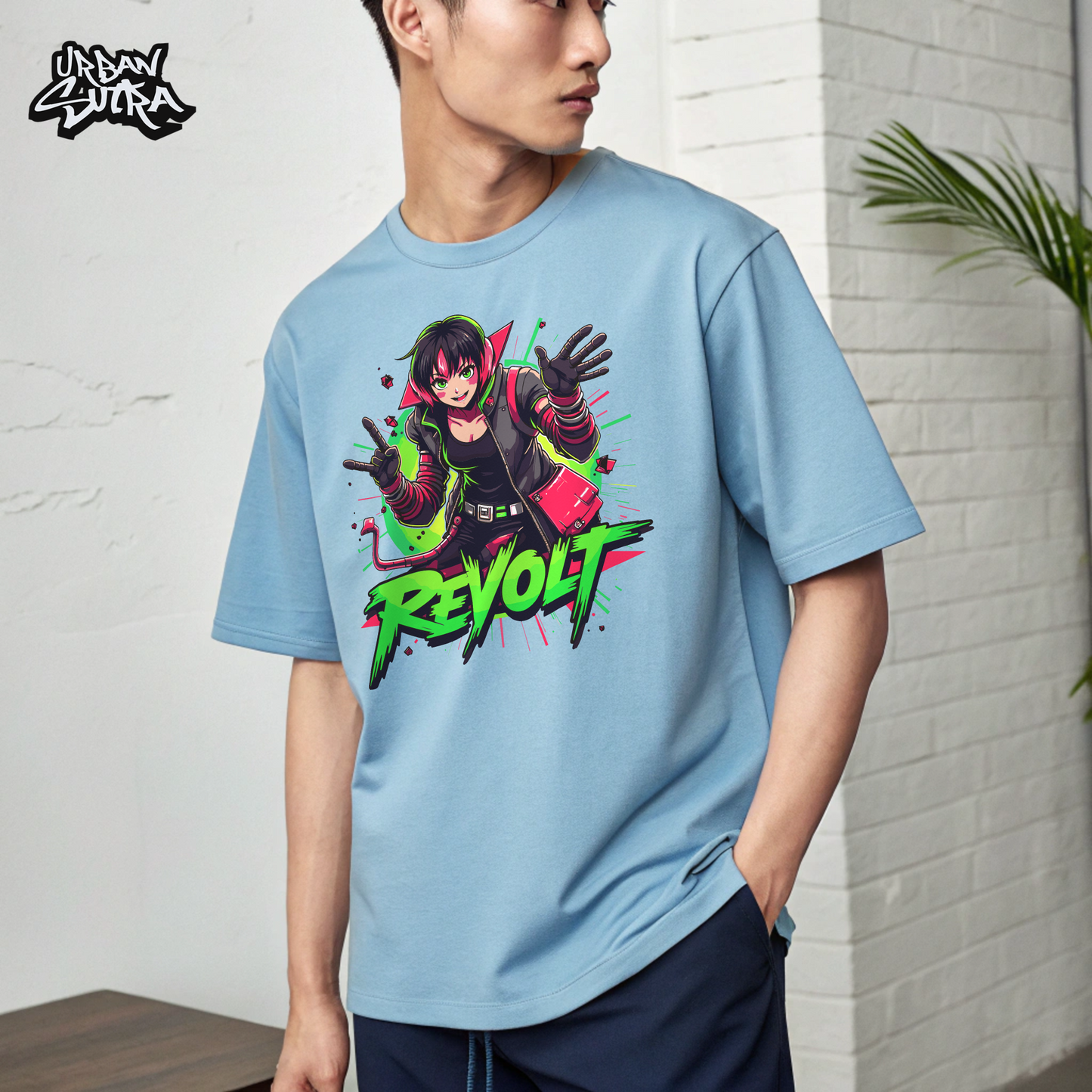 "Killer Revolt" Men's Oversized Tee