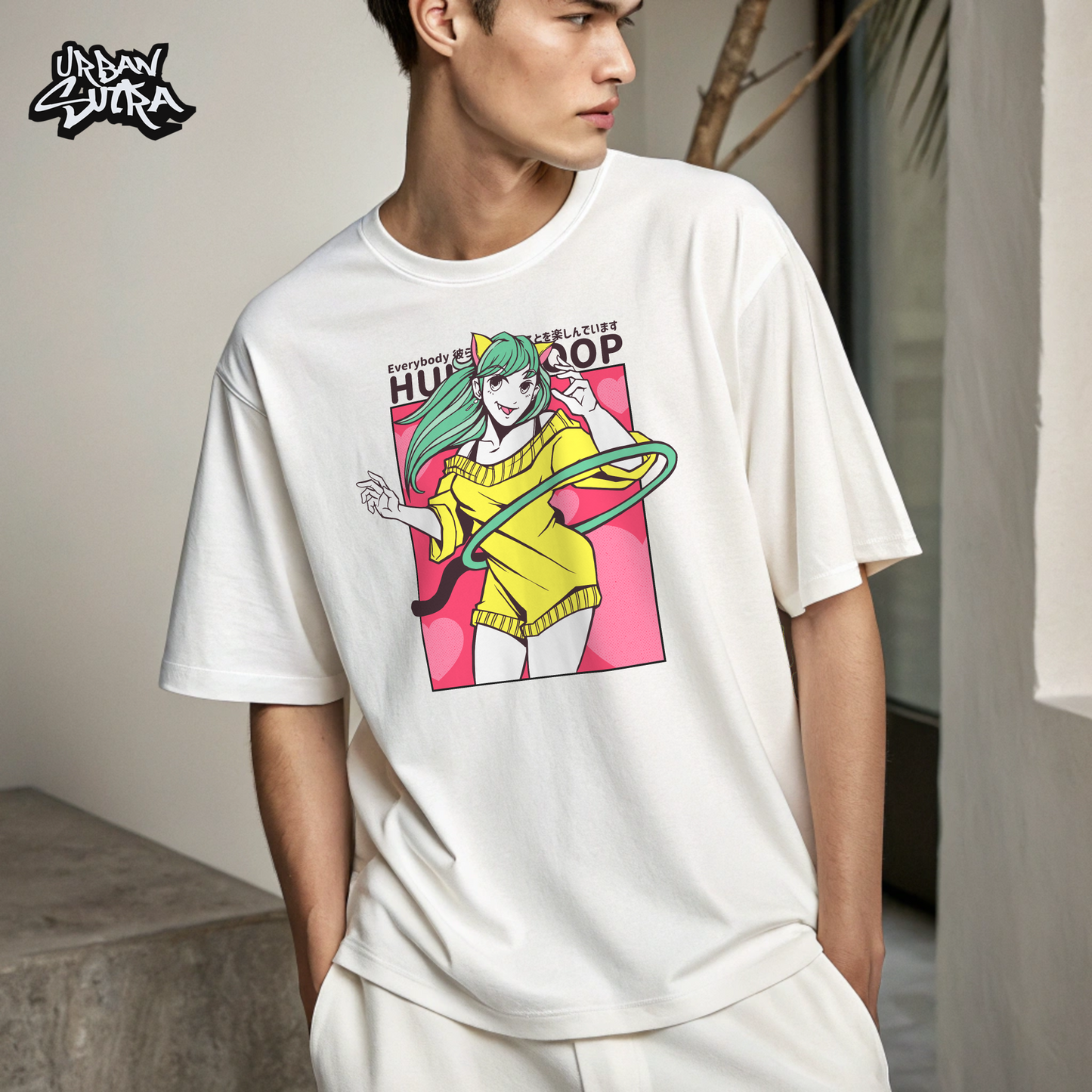 "Hula Hoop" Men's Oversized Tee