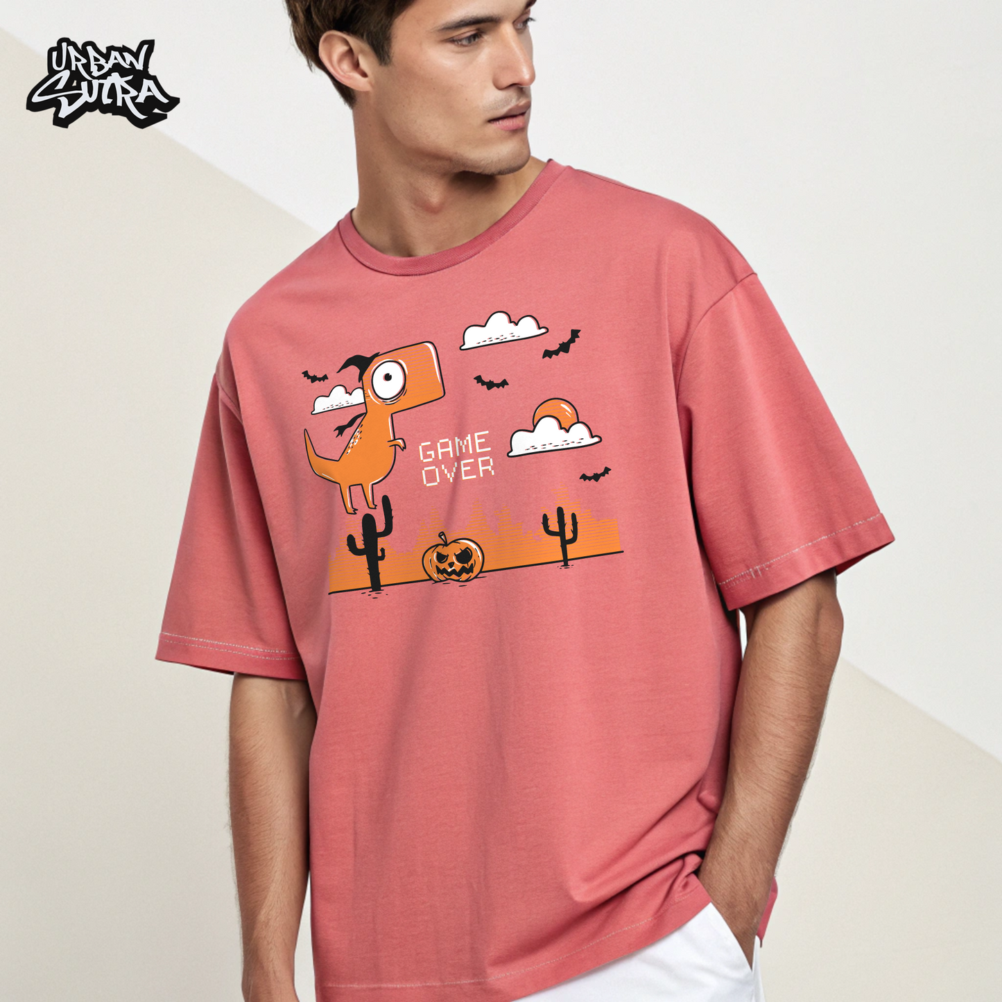 "Game Over" Men's Oversized Tee