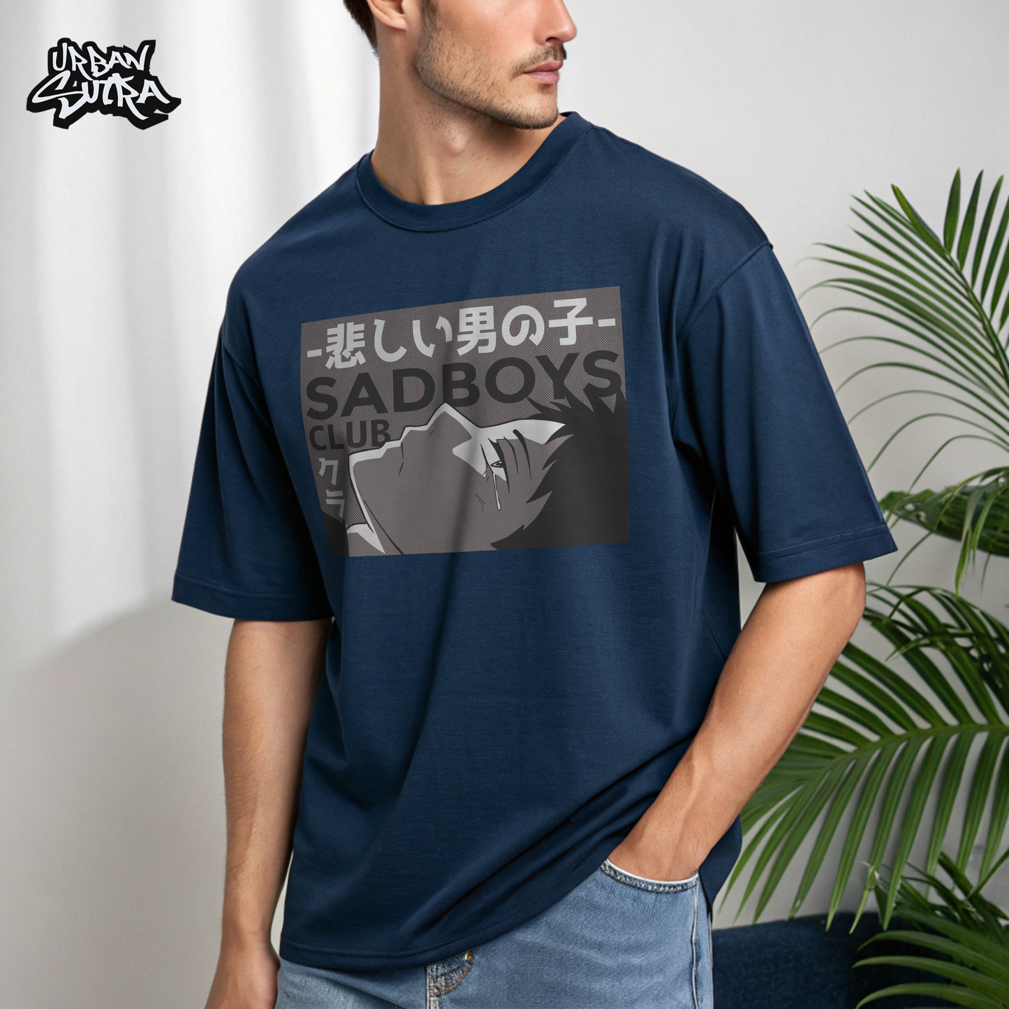 "Sad Boys Club" Men's Oversized Tee