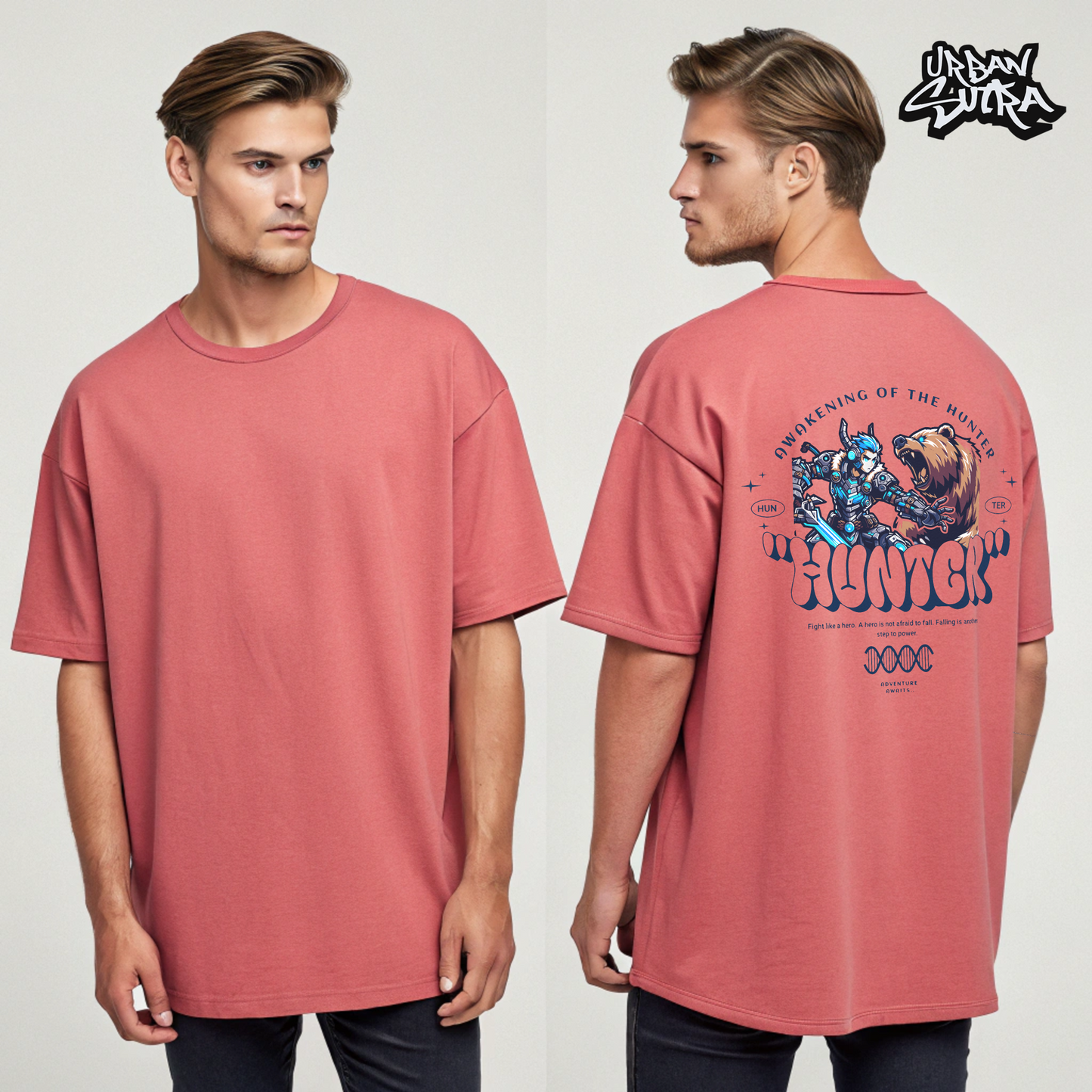 "Hunter Awakening" Men's Oversized Tee