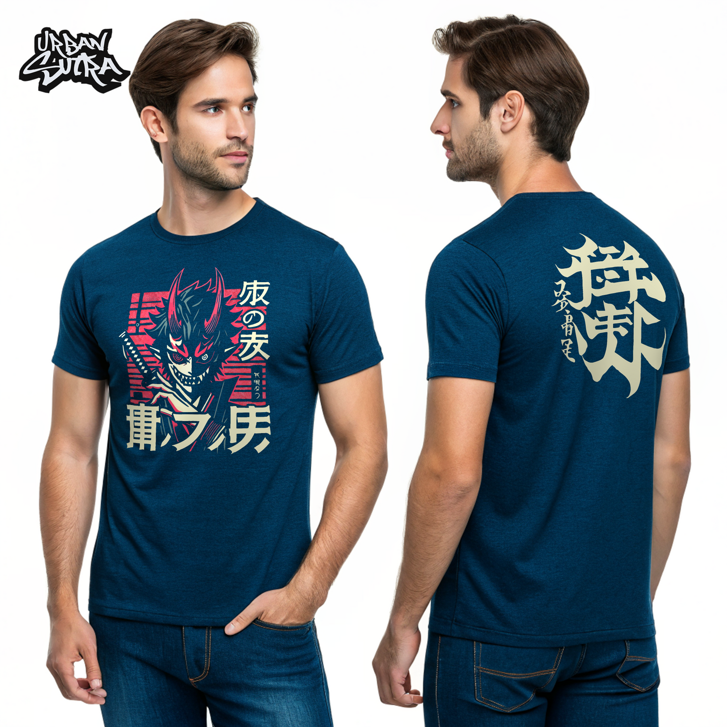 "Japanese Anime Demon" Men's Regular Fit Tee