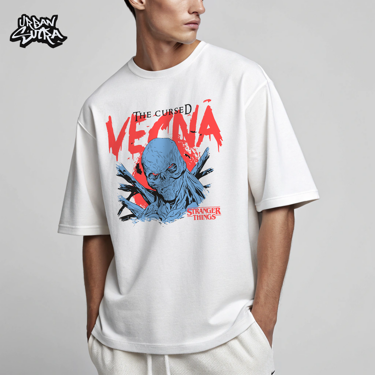 "Cursed Vecna" Men's Oversized Tee