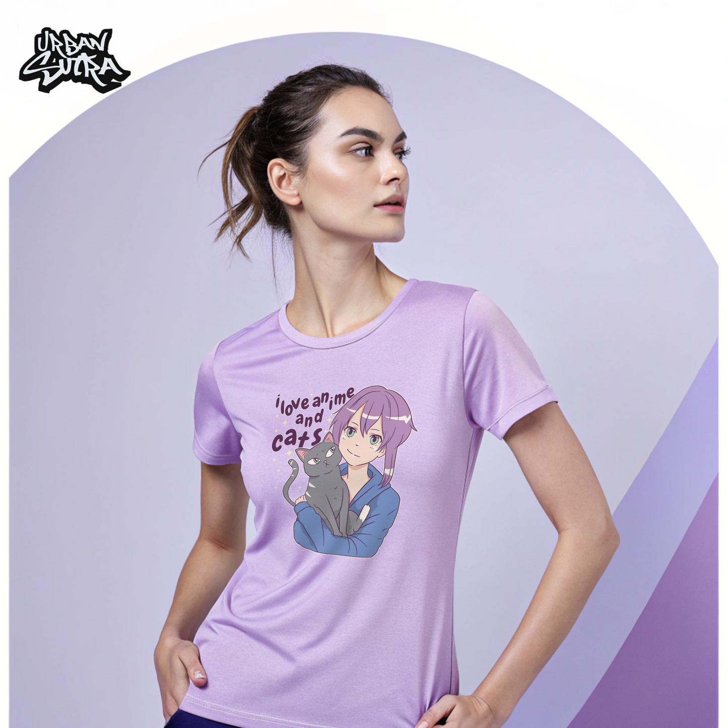 "Anime and Cats" Women's Regular Tee