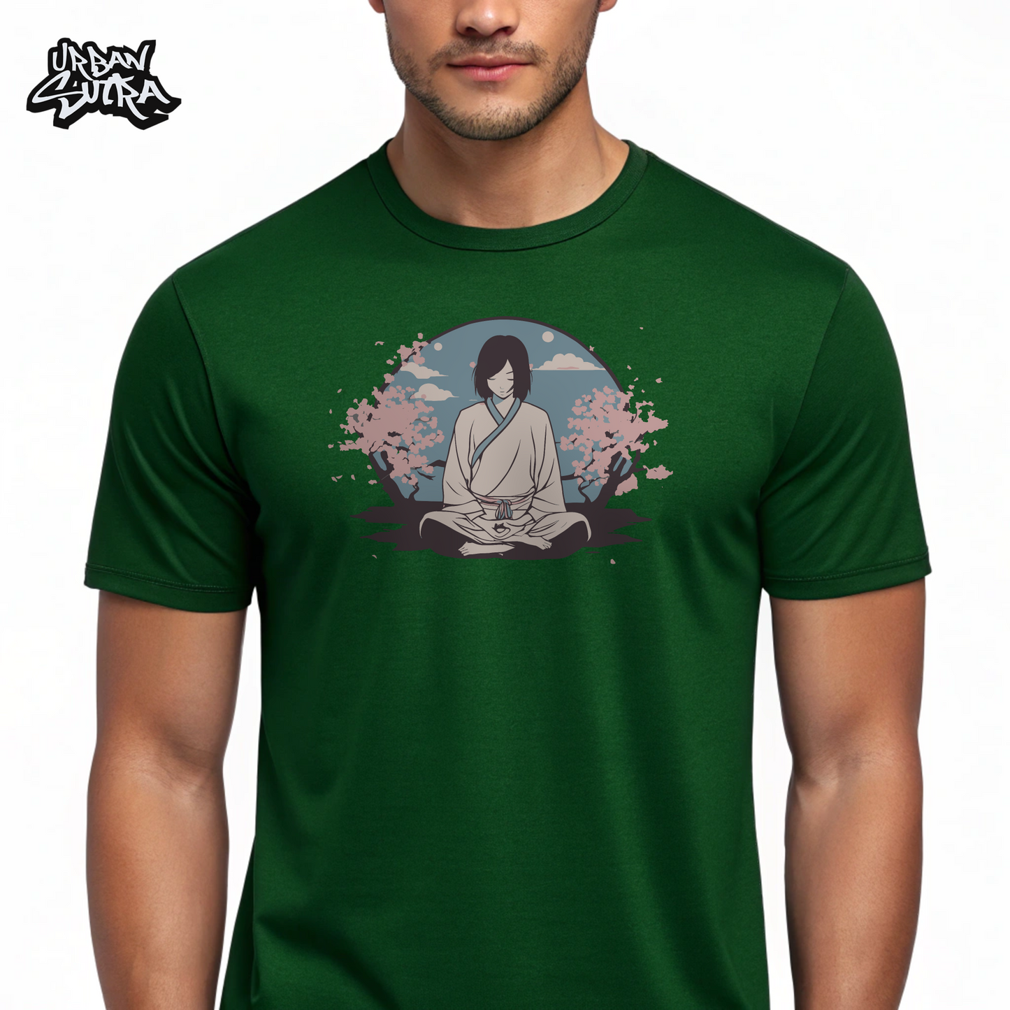 "Silent Meditation" Men's Regular Fit Tee