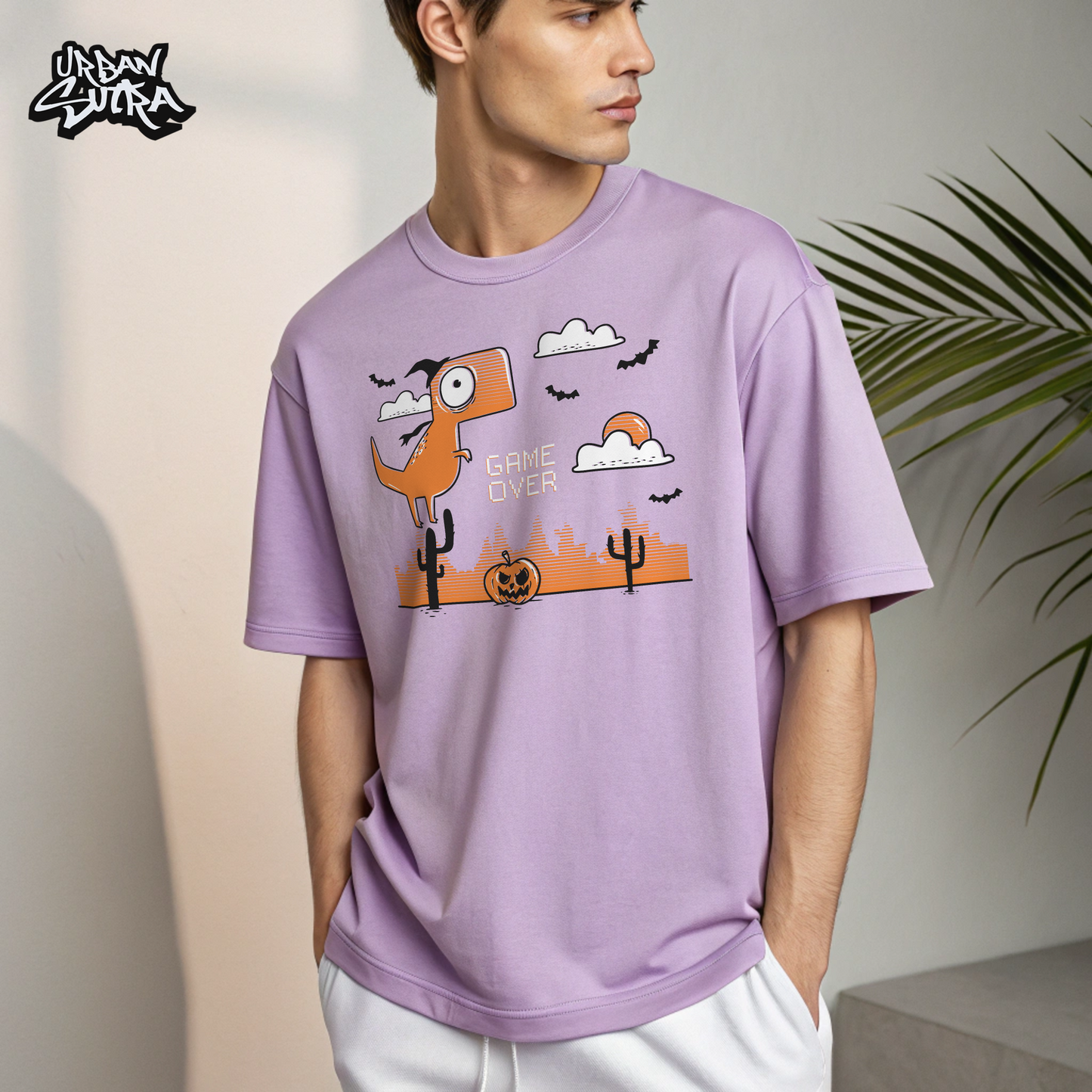 "Game Over" Men's Oversized Tee