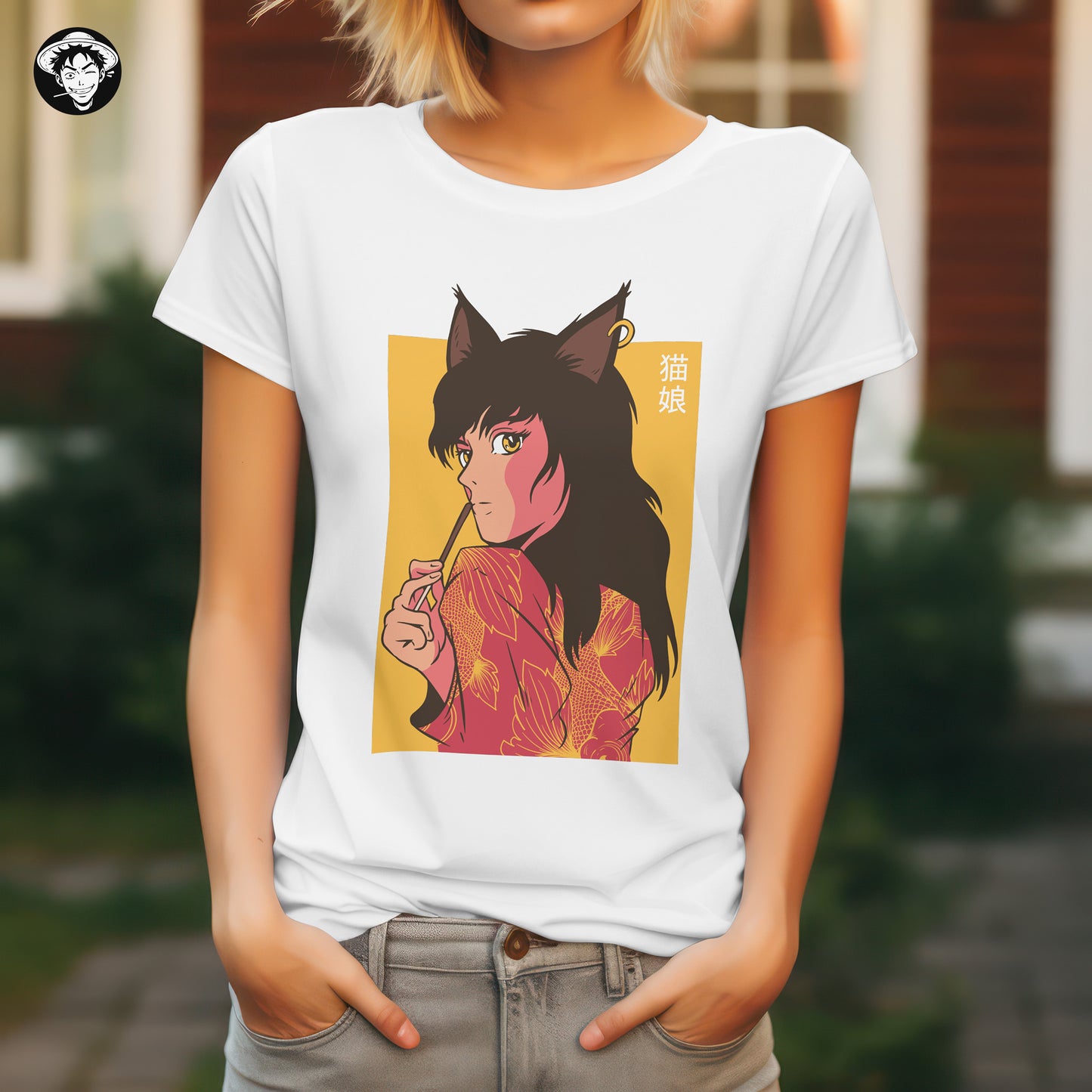 "Catgirl Pokki" Women's Regular Tee