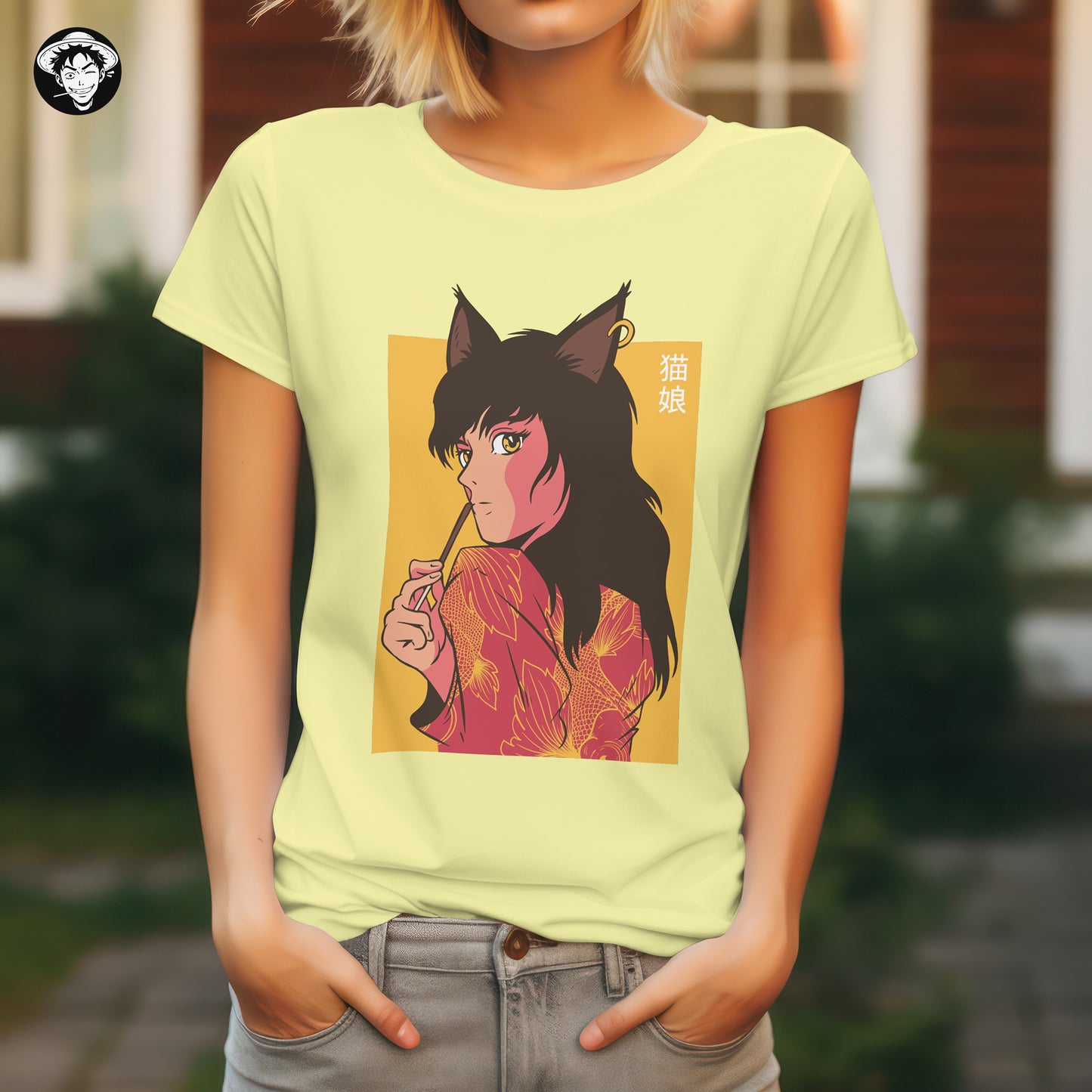 "Catgirl Pokki" Women's Regular Tee