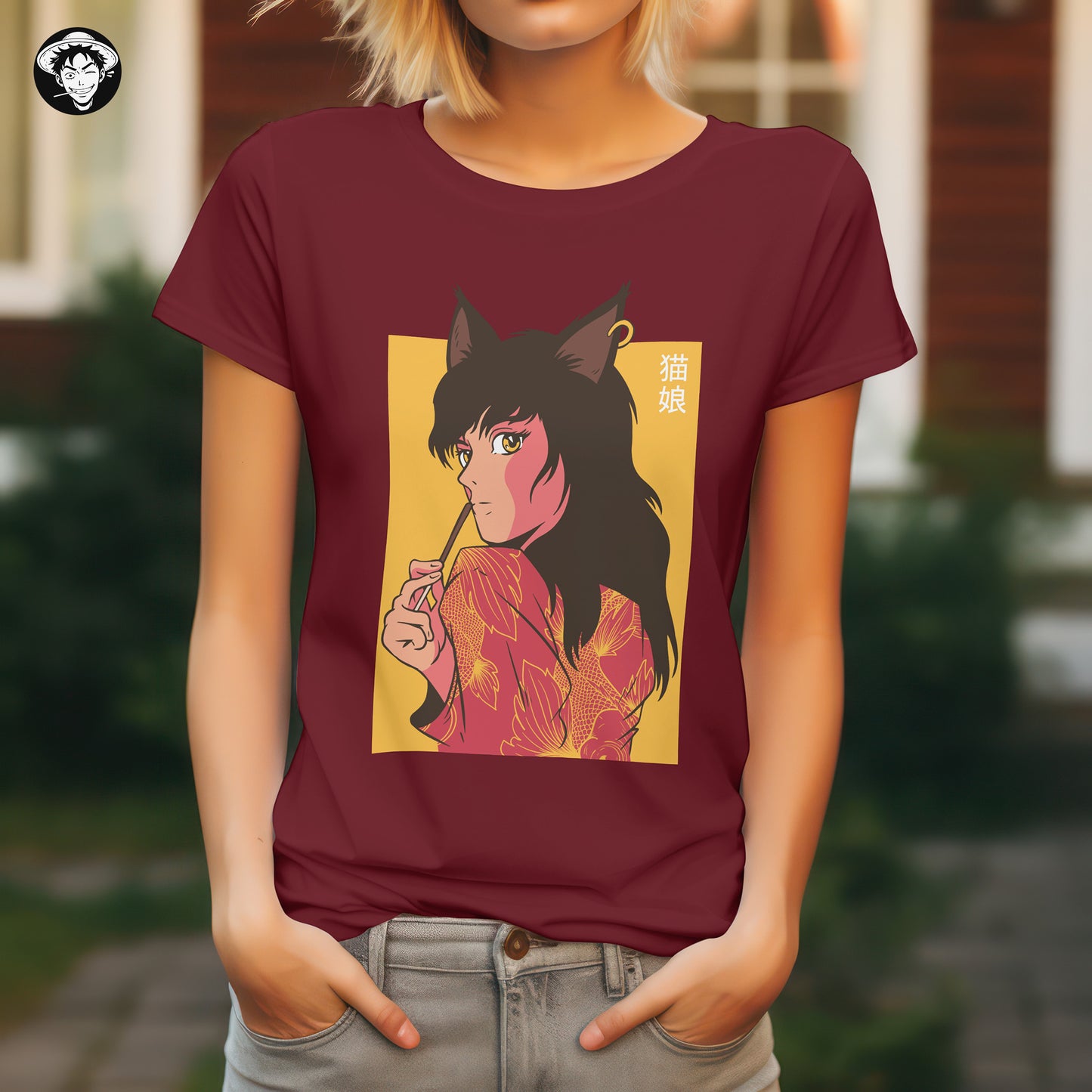 "Catgirl Pokki" Women's Regular Tee