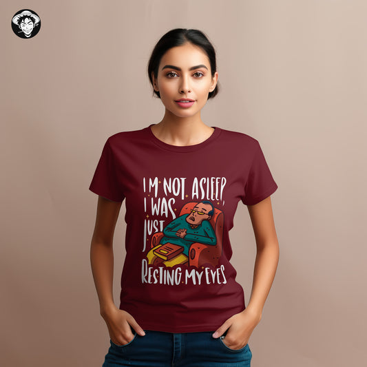 "Not Asleep" Women's Regular Tee