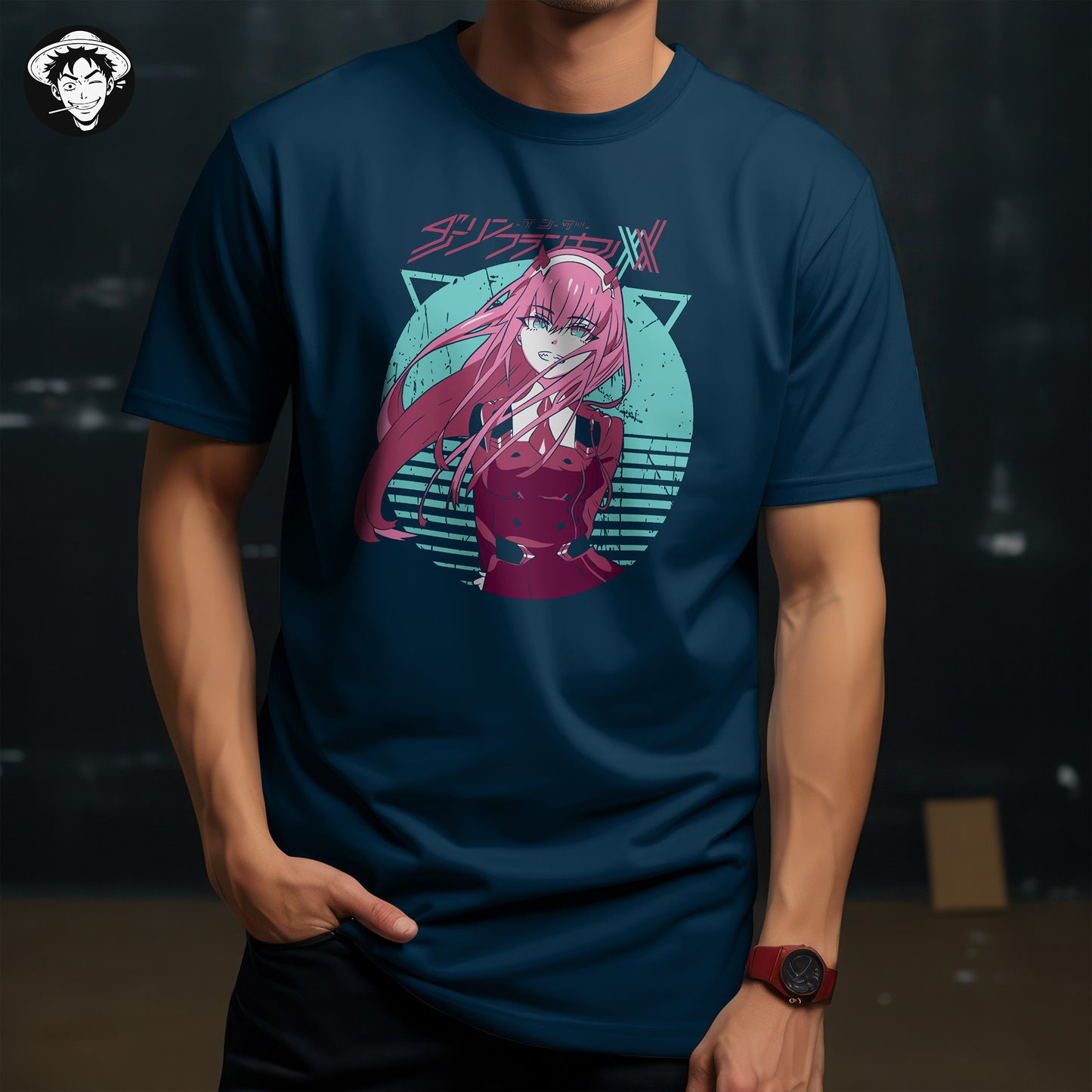 "Darling Zero Two" Men's Regular Fit Tee