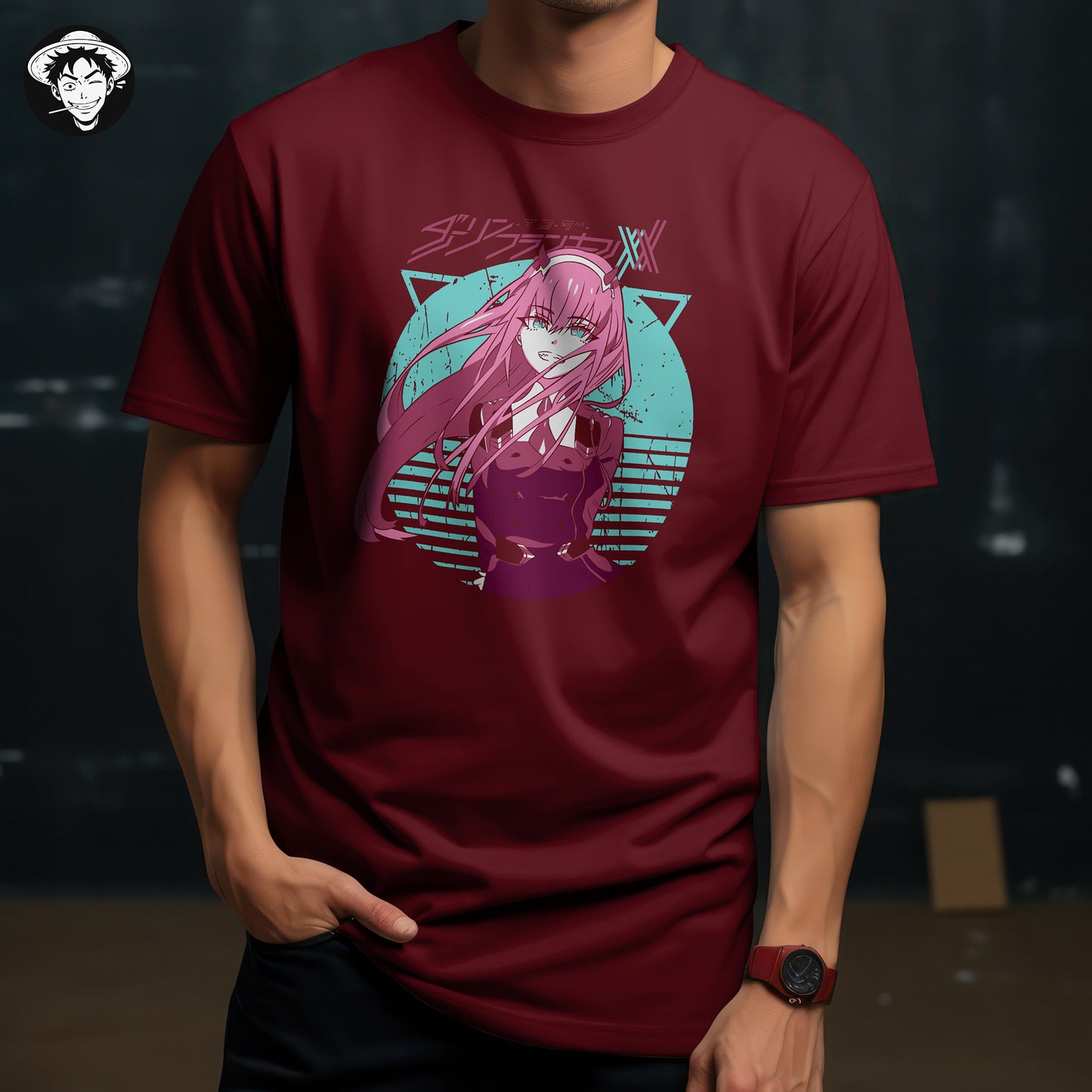"Darling Zero Two" Men's Regular Fit Tee