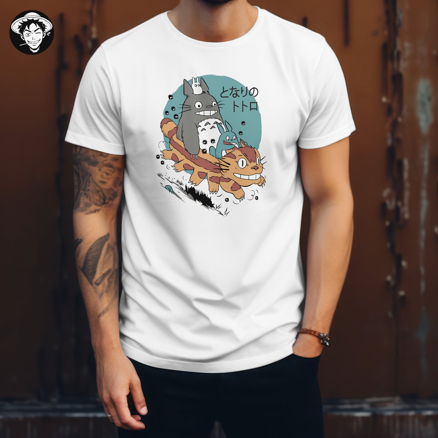 "Crazy Totoro" Men's Regular Fit Tee