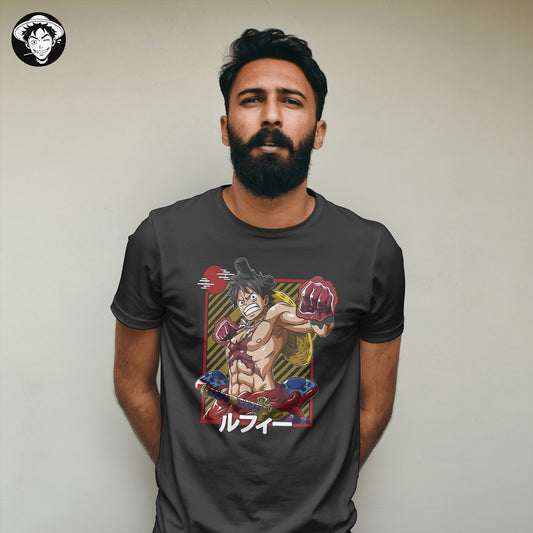 "Wano Luffy" Men's Regular Fit Tee