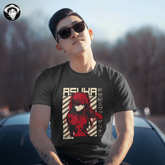 "Evangelion Asuka" Men's Regular Fit Tee