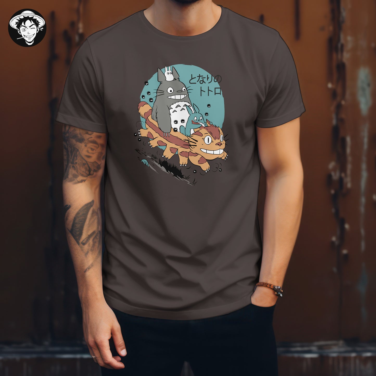 "Crazy Totoro" Men's Regular Fit Tee