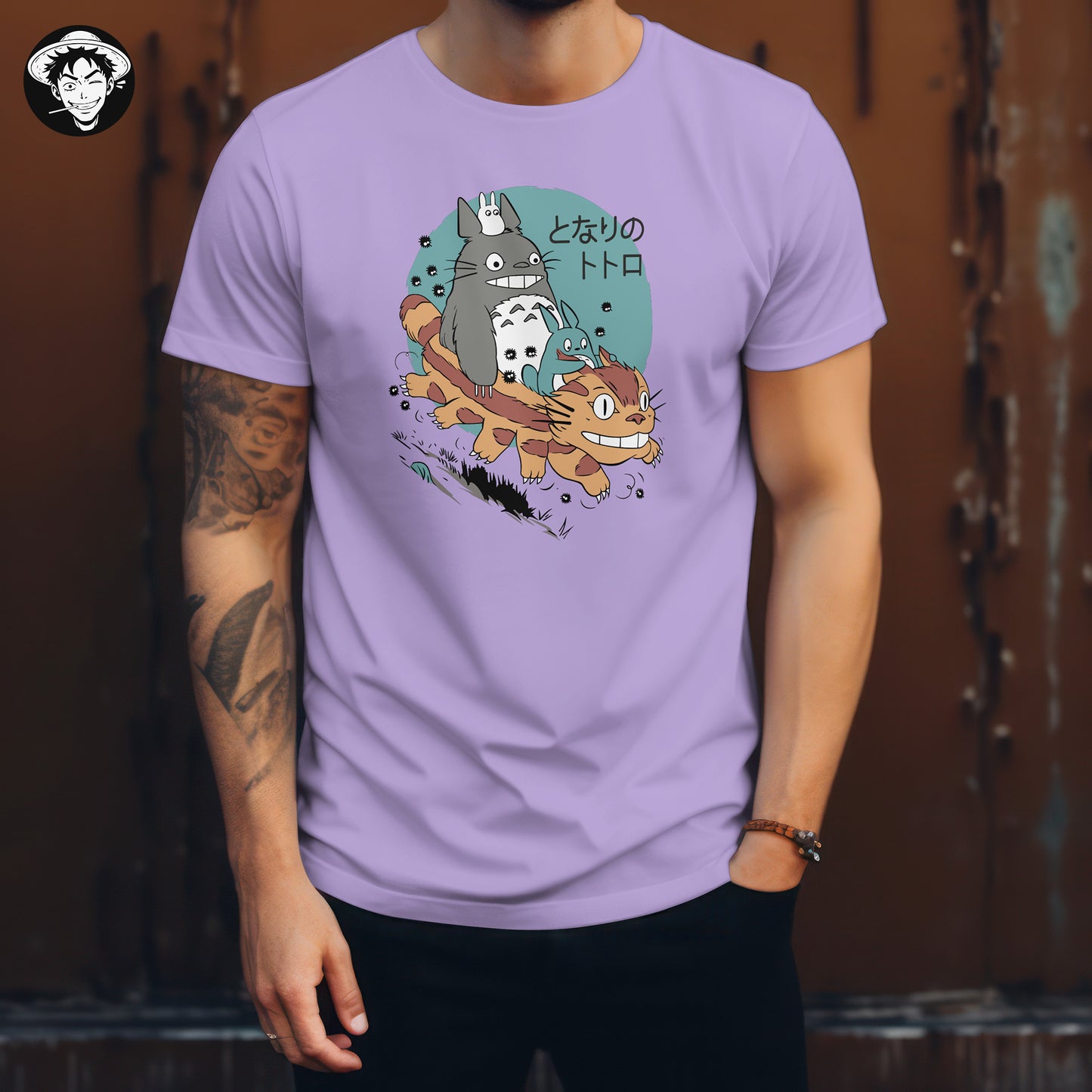 "Crazy Totoro" Men's Regular Fit Tee