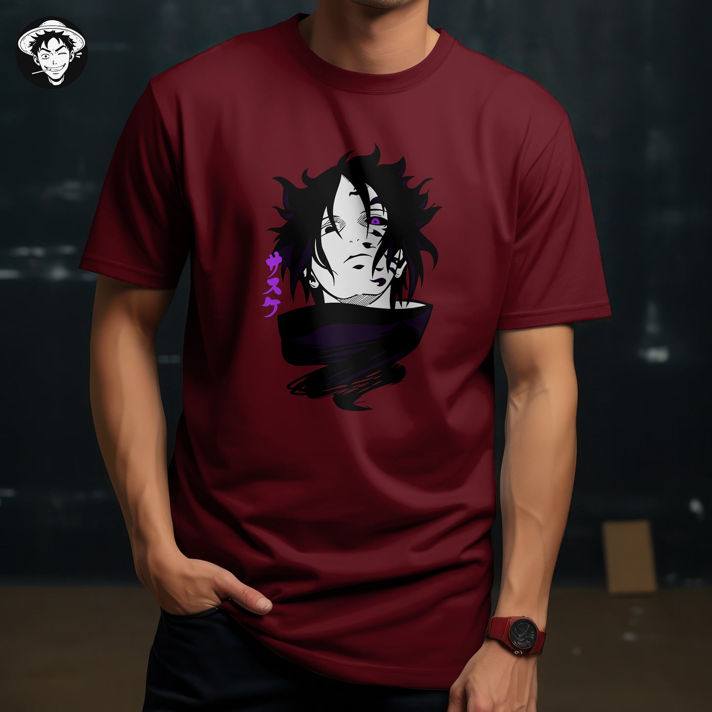 "Sasuke Cursed" Men's Regular Fit Tee