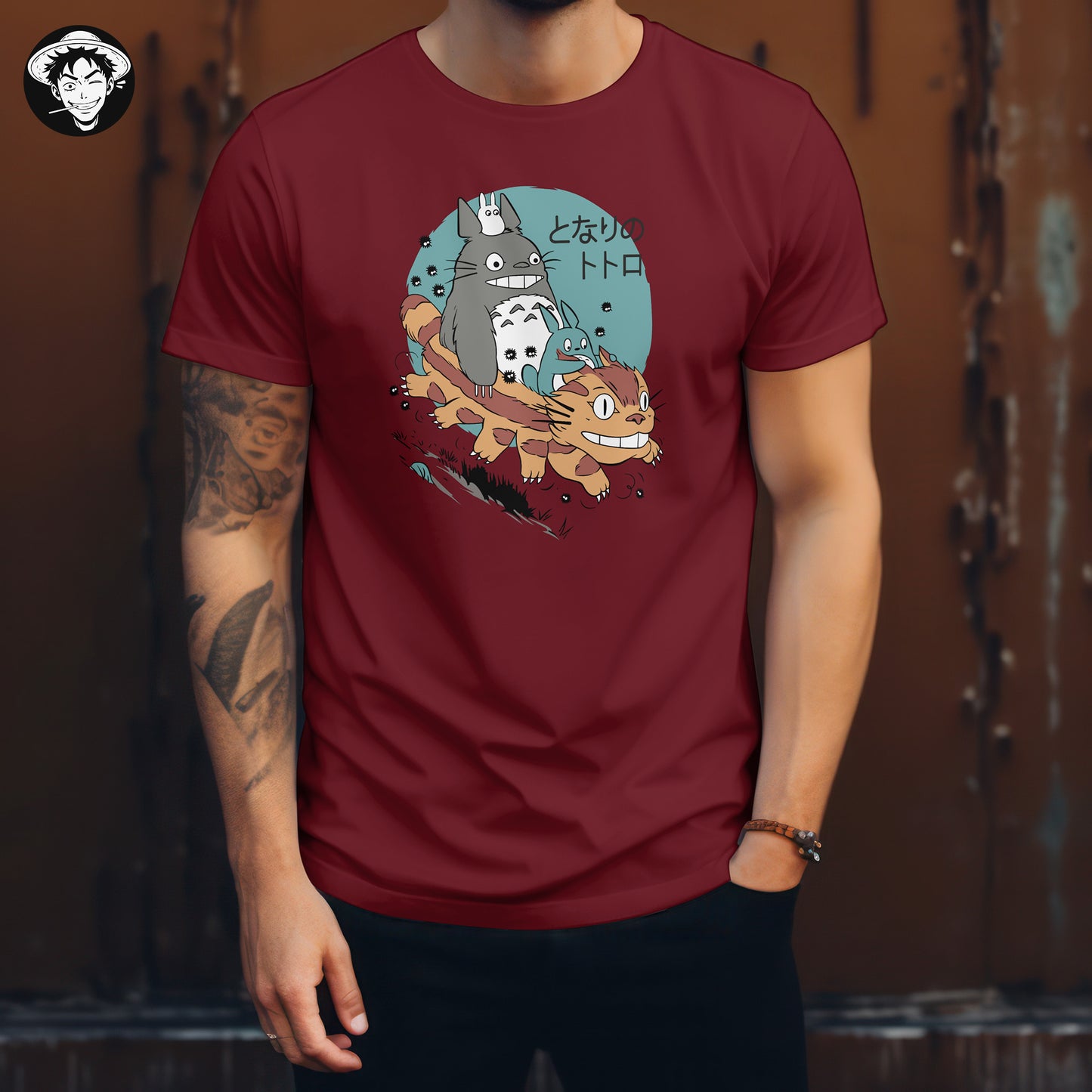 "Crazy Totoro" Men's Regular Fit Tee
