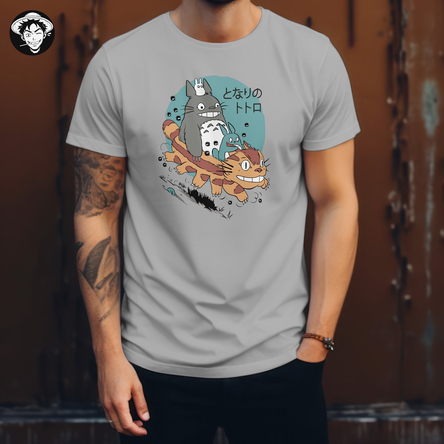 "Crazy Totoro" Men's Regular Fit Tee
