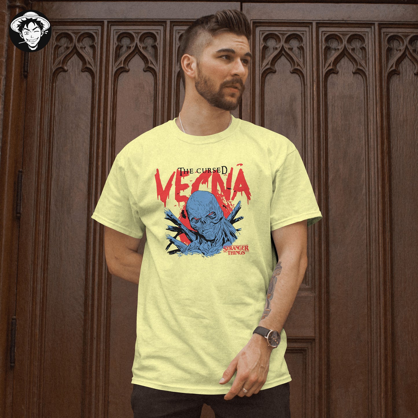 "Cursed Vecna" Men's Regular Fit Tee