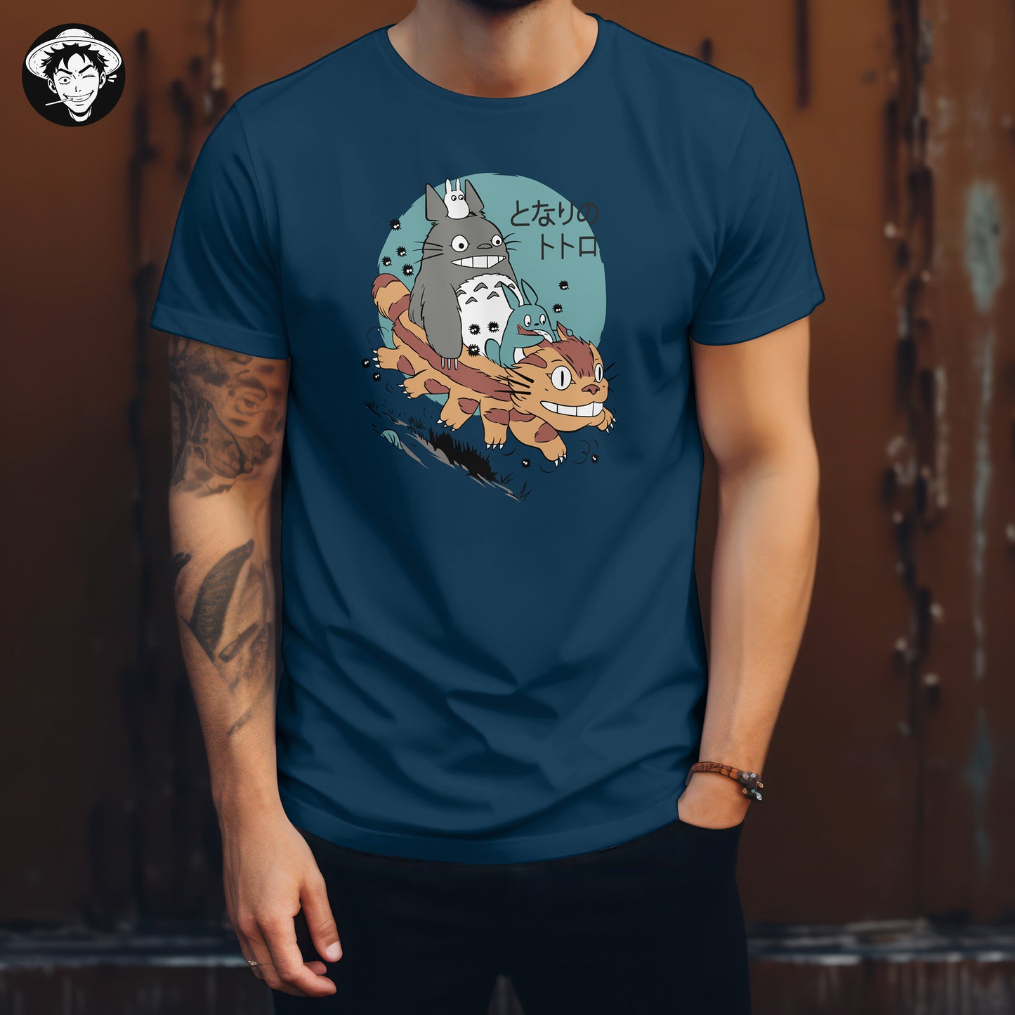 "Crazy Totoro" Men's Regular Fit Tee
