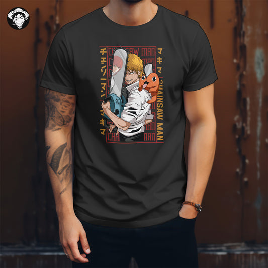 "Denji and Pochita" Men's Regular Tee