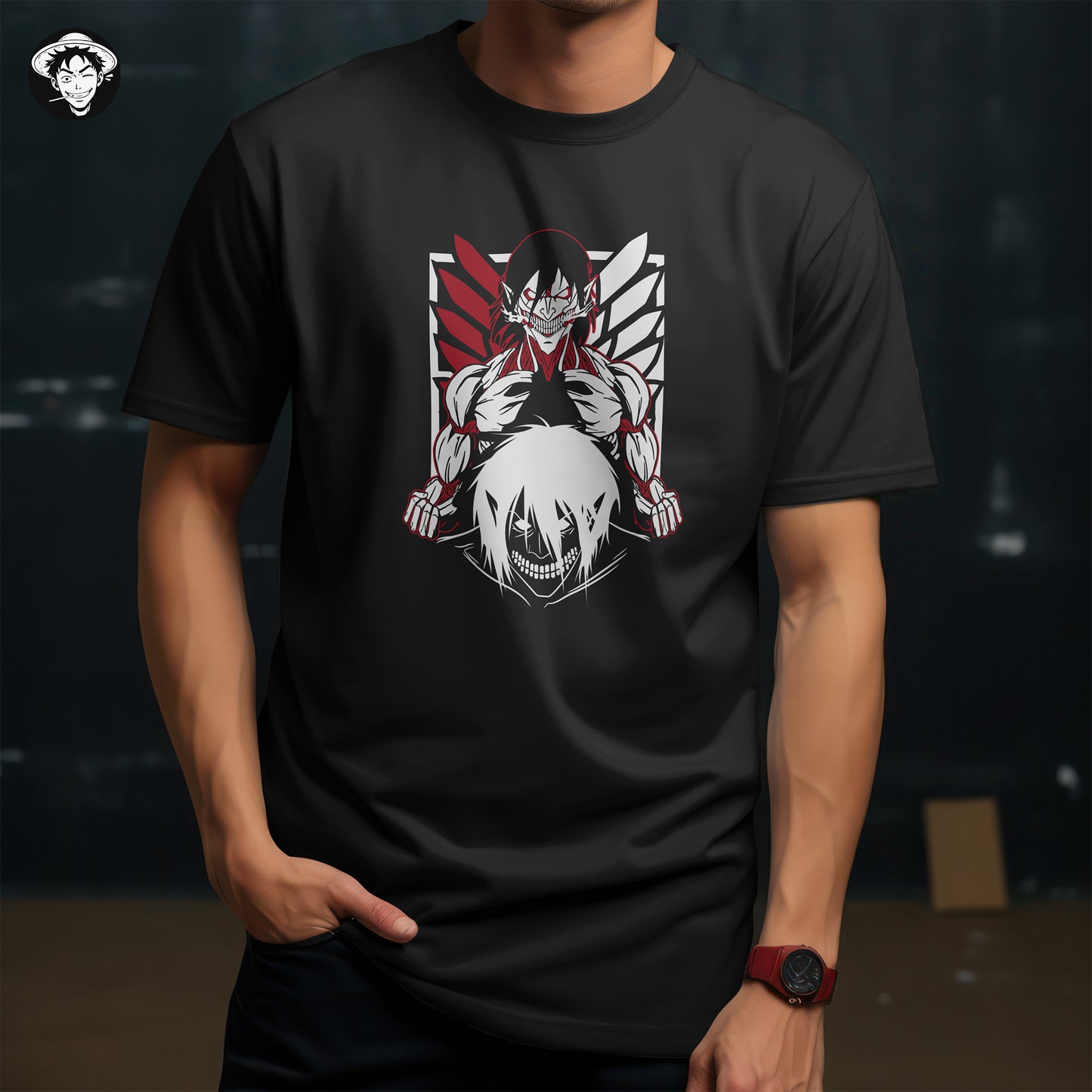 "Eren Yeager Titan" Men's Regular Tee