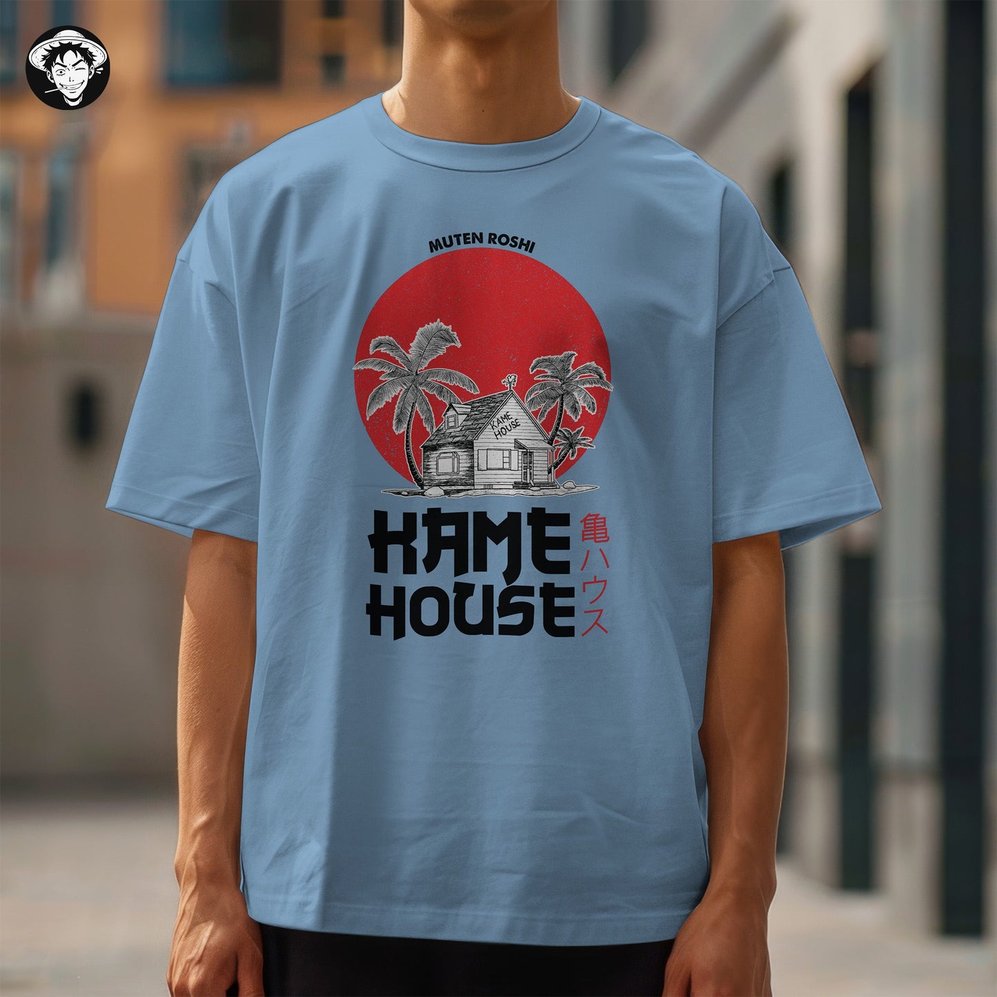 "Kame House" Men's Oversized Tee