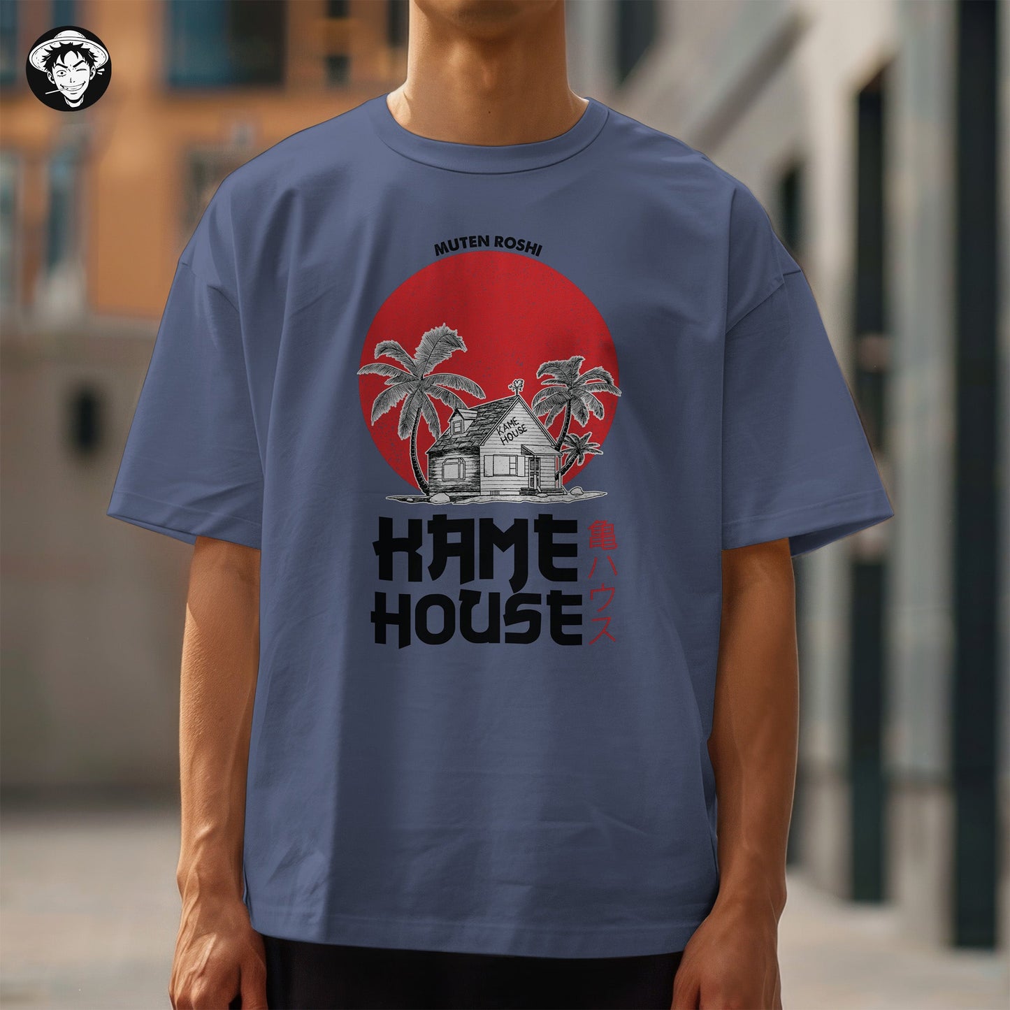 "Kame House" Men's Oversized Tee