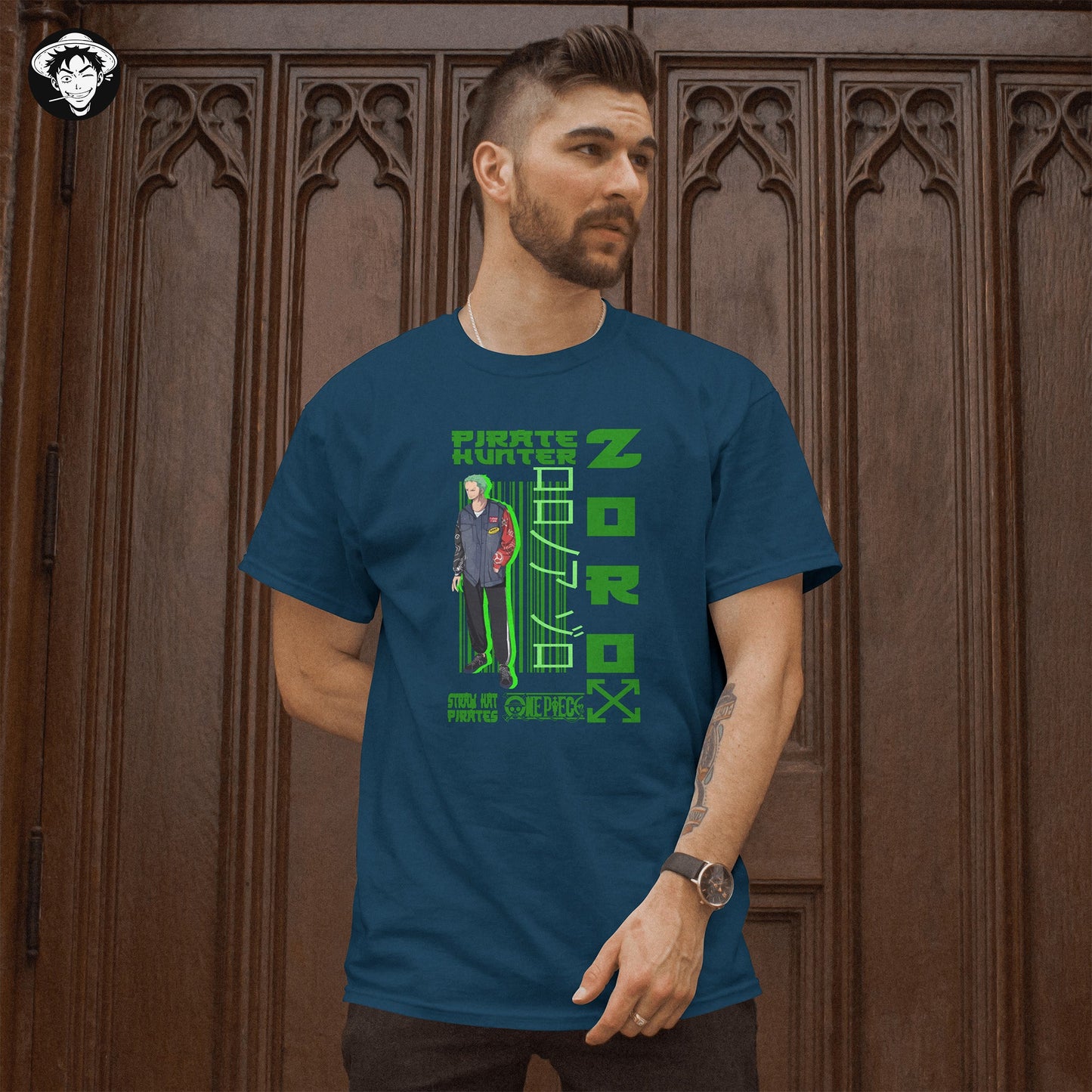 "Pirate Hunter Zoro" Men's Regular Tee