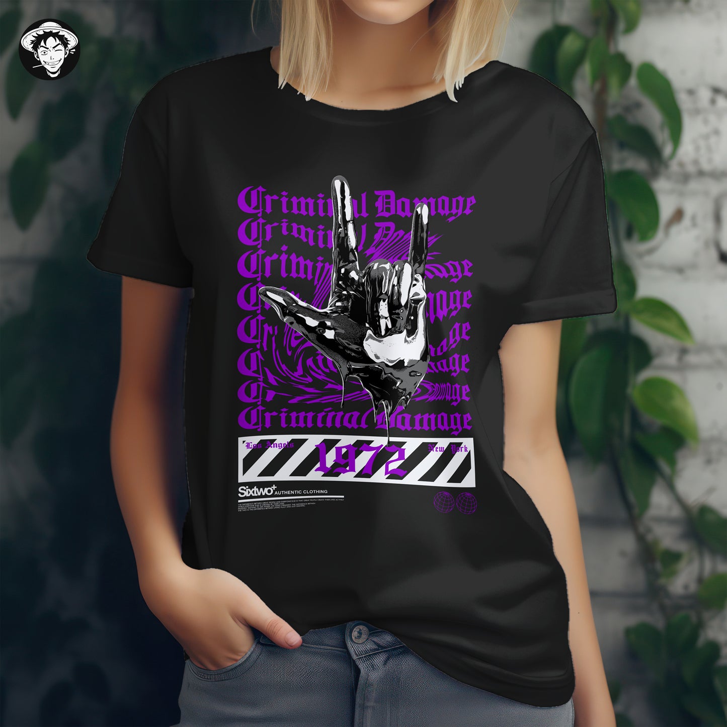 "Criminal Damage" Women's Regular Tee