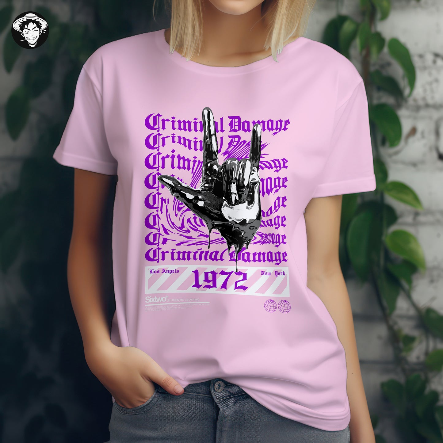 "Criminal Damage" Women's Regular Tee