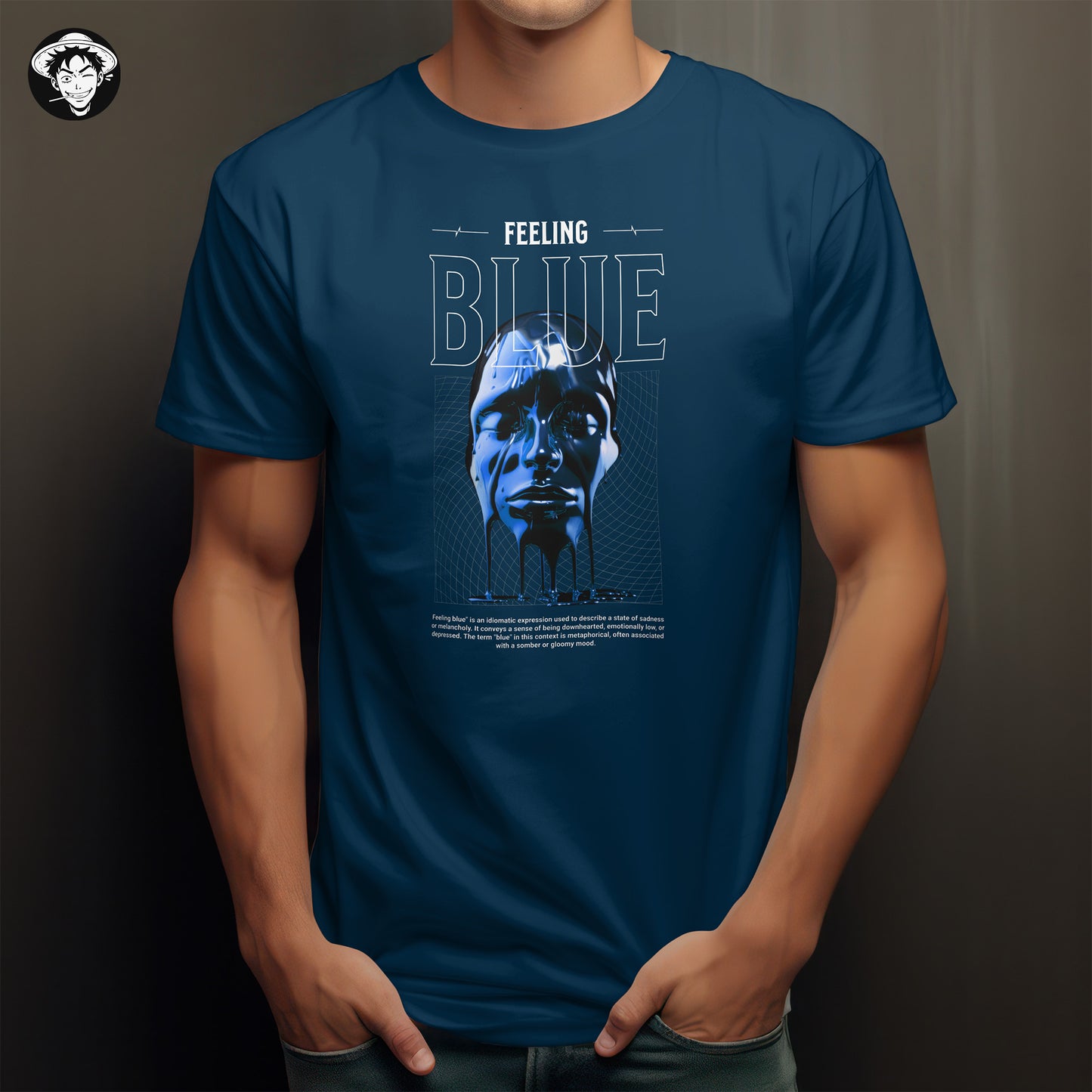 "Feeling Blue" Men's Regular Tee
