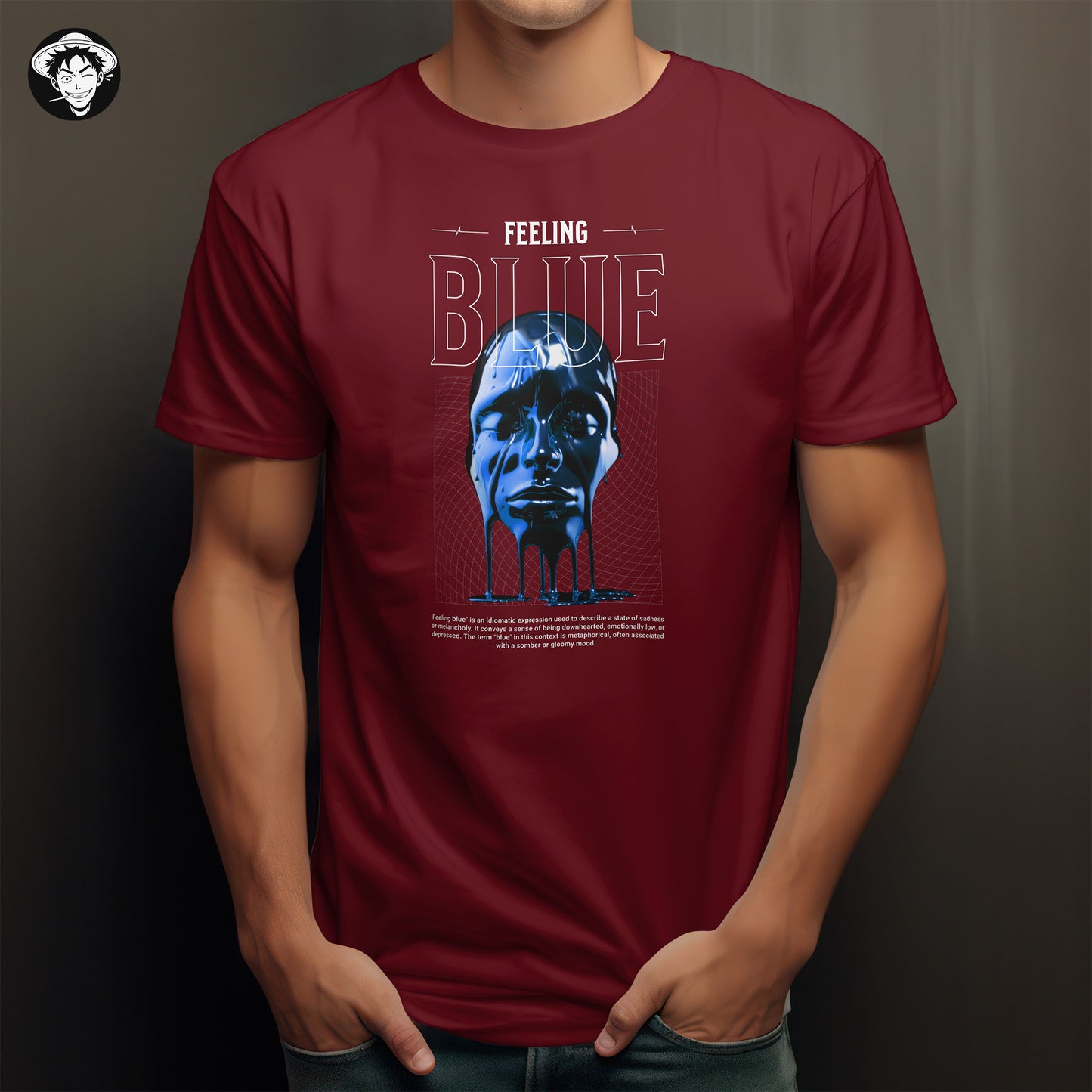 "Feeling Blue" Men's Regular Tee