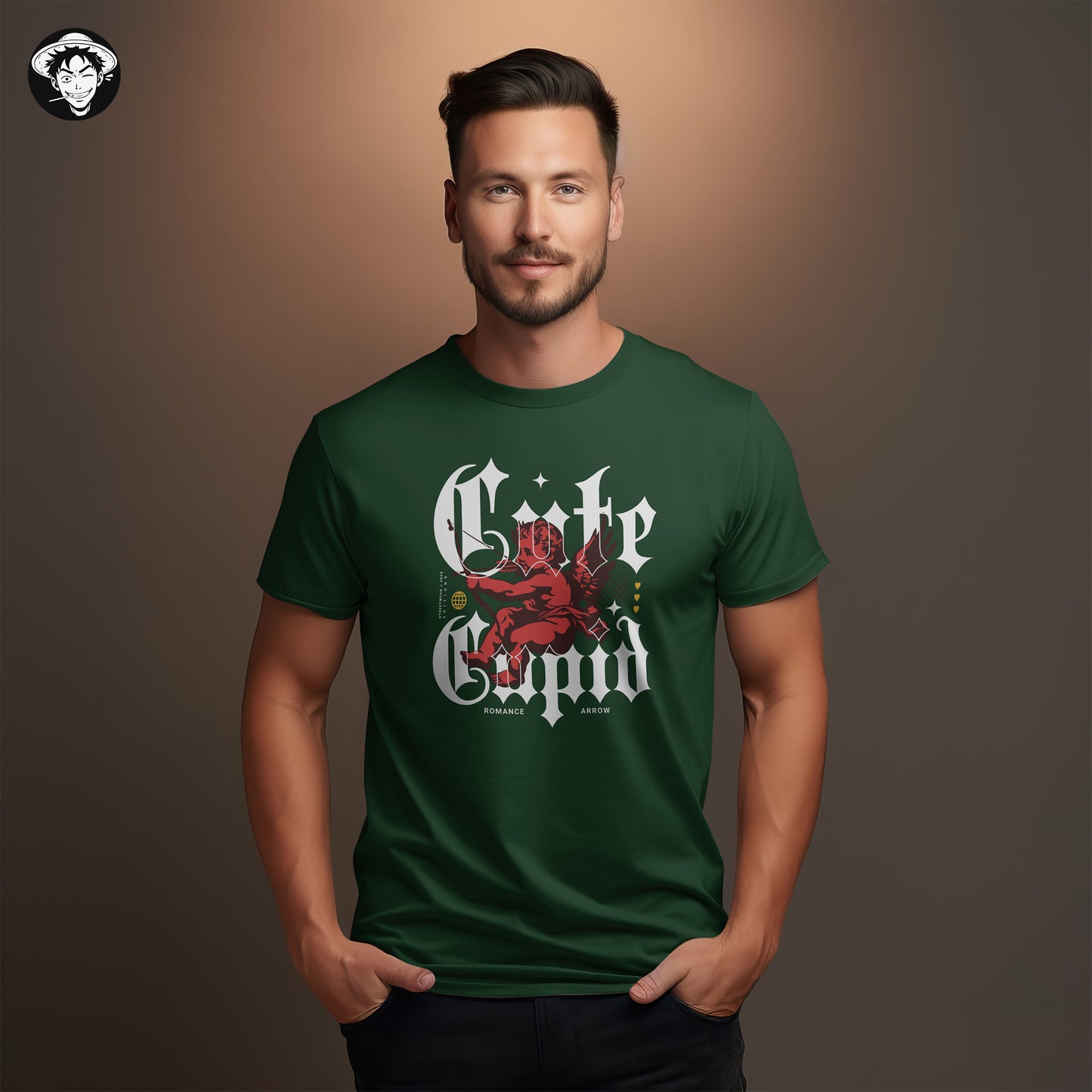 "Cute Cupid" Men's Regular Tee