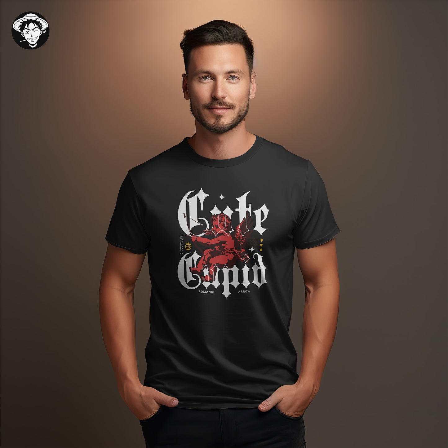 "Cute Cupid" Men's Regular Tee