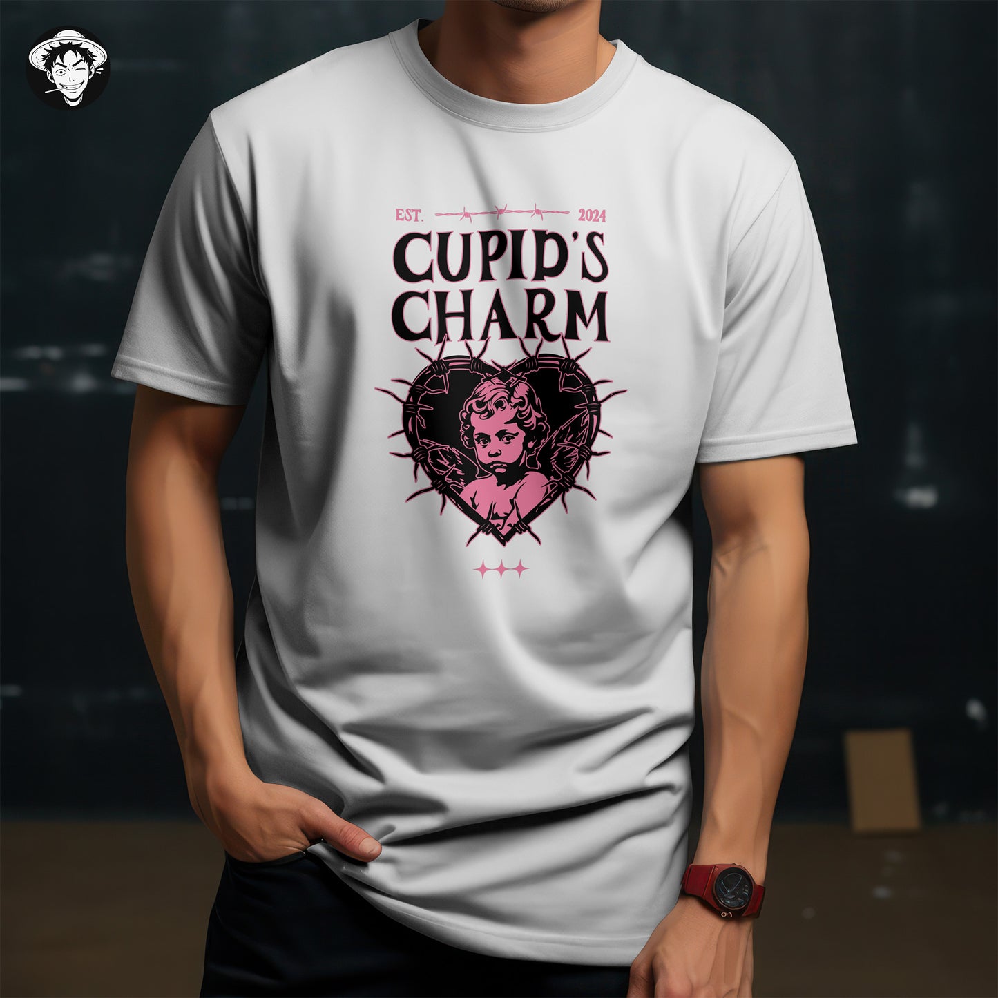 "Cupid's Charm" Men's Regular Tee