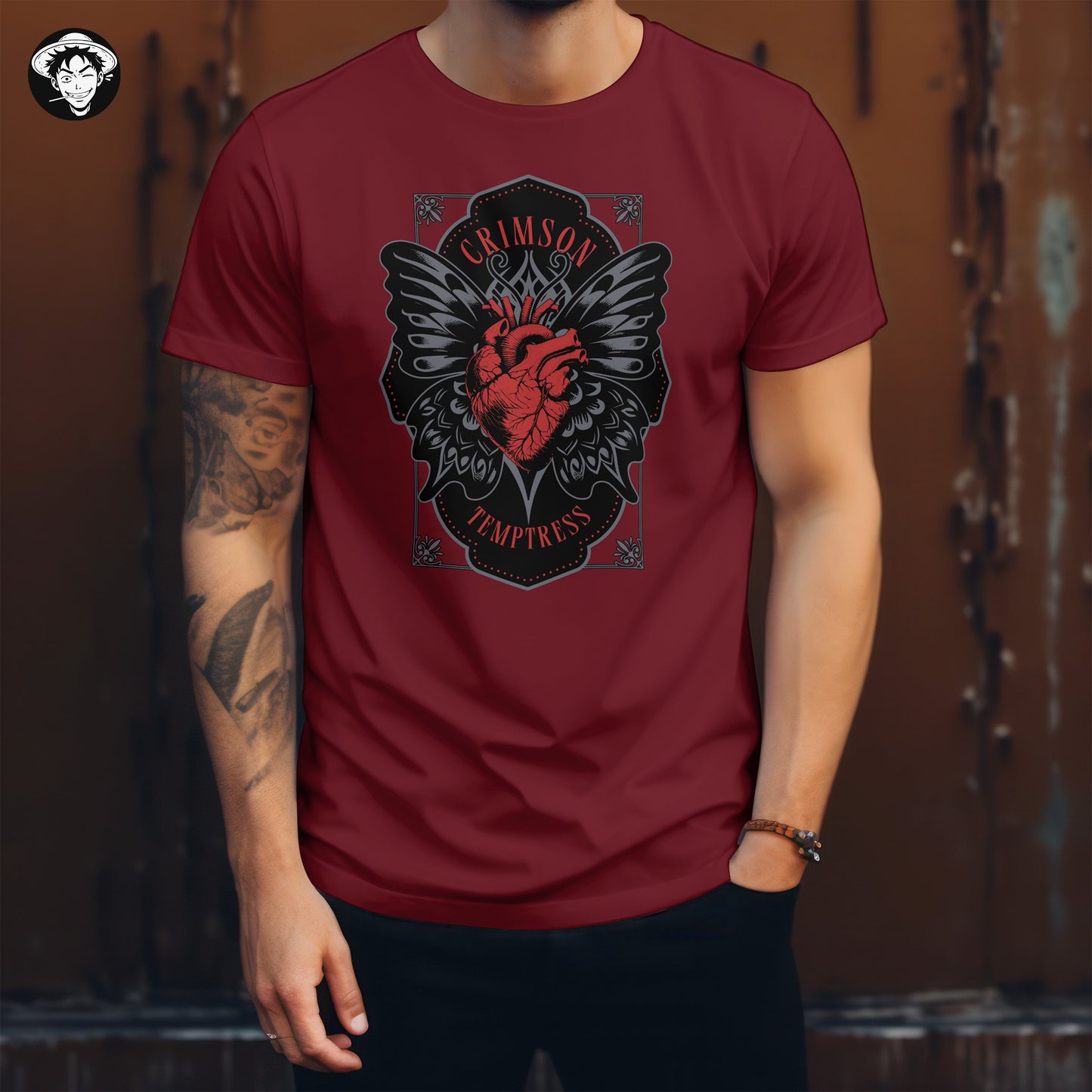 "Crimson Temptress" Men's Regular Tee