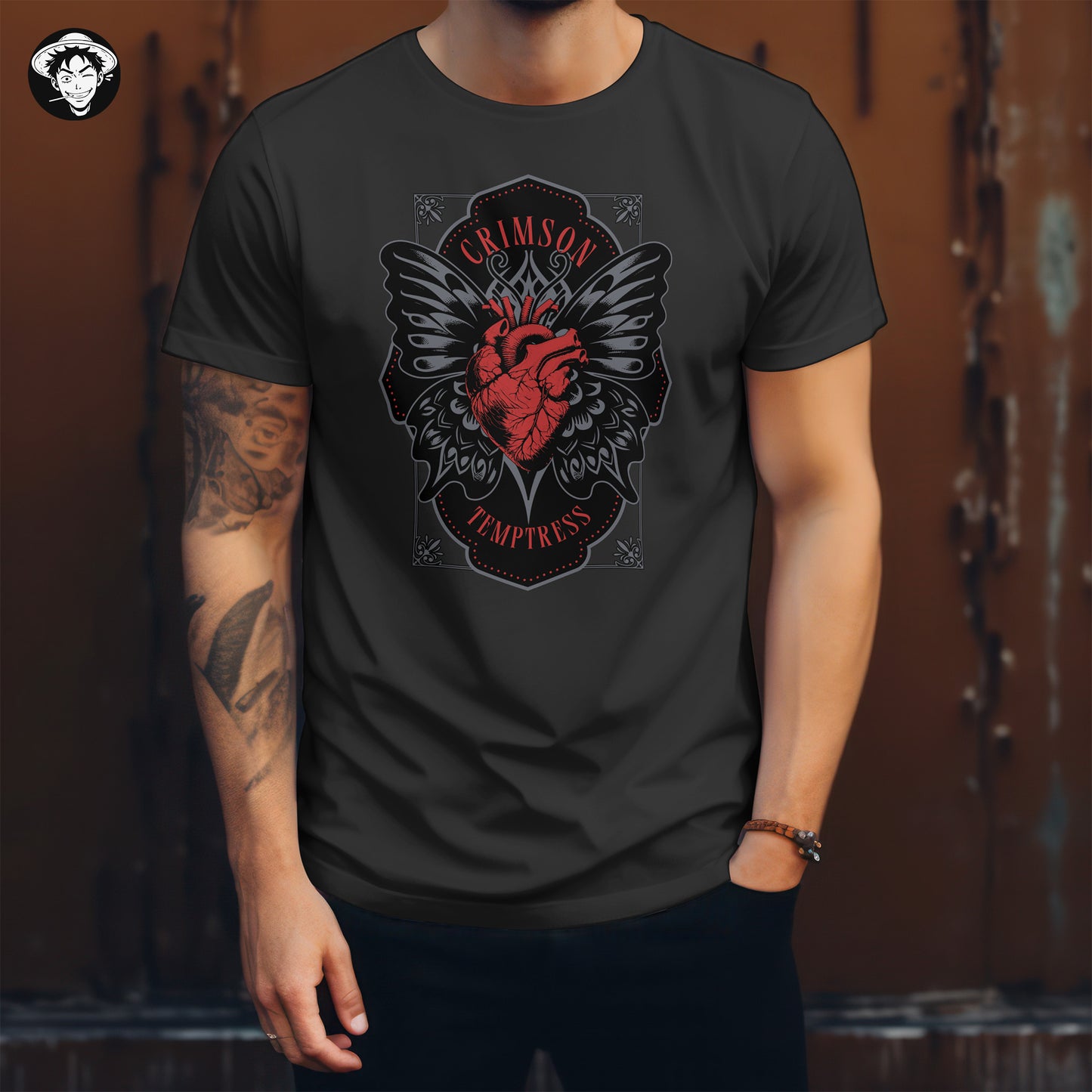 "Crimson Temptress" Men's Regular Tee