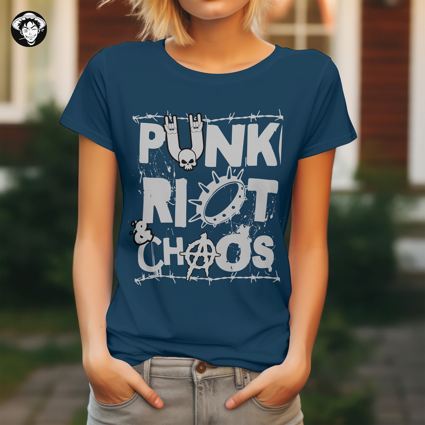 "Punk Riot Chaos" Women's Regular Tee