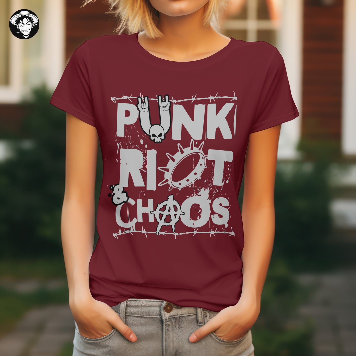 "Punk Riot Chaos" Women's Regular Tee