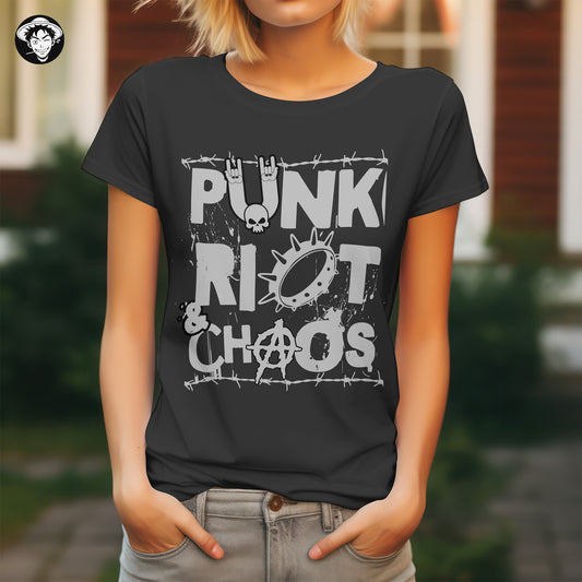 "Punk Riot Chaos" Women's Regular Tee