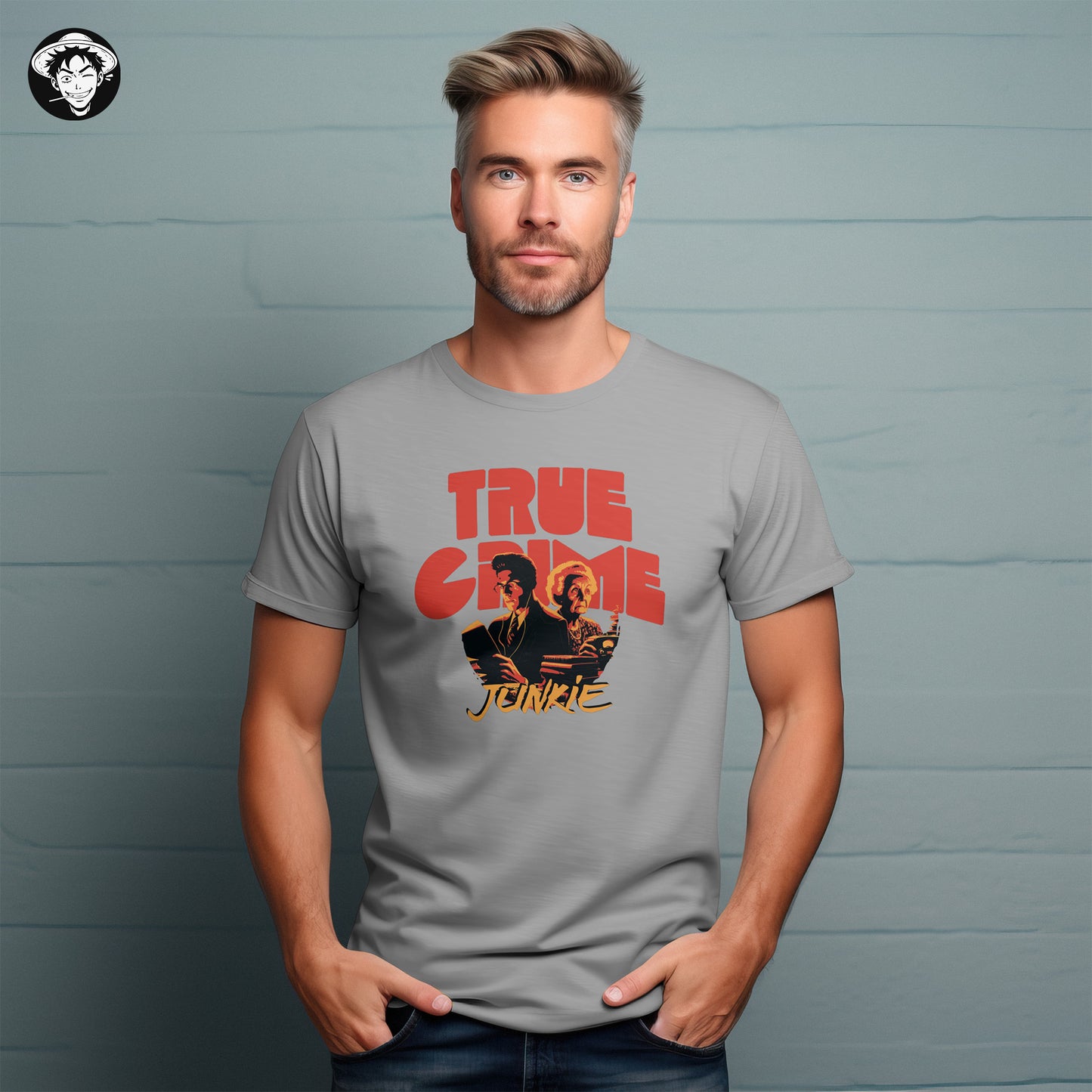 "Crime Junkie" Men's Regular Tee