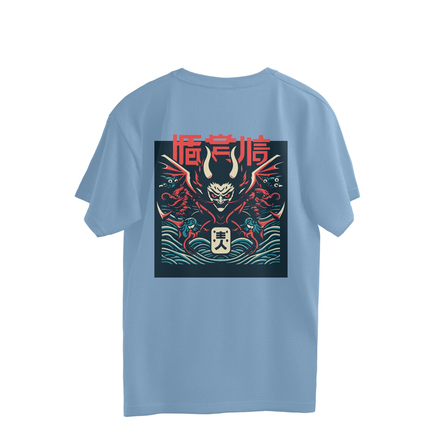 "Akai Oni" Men's Oversized Tee