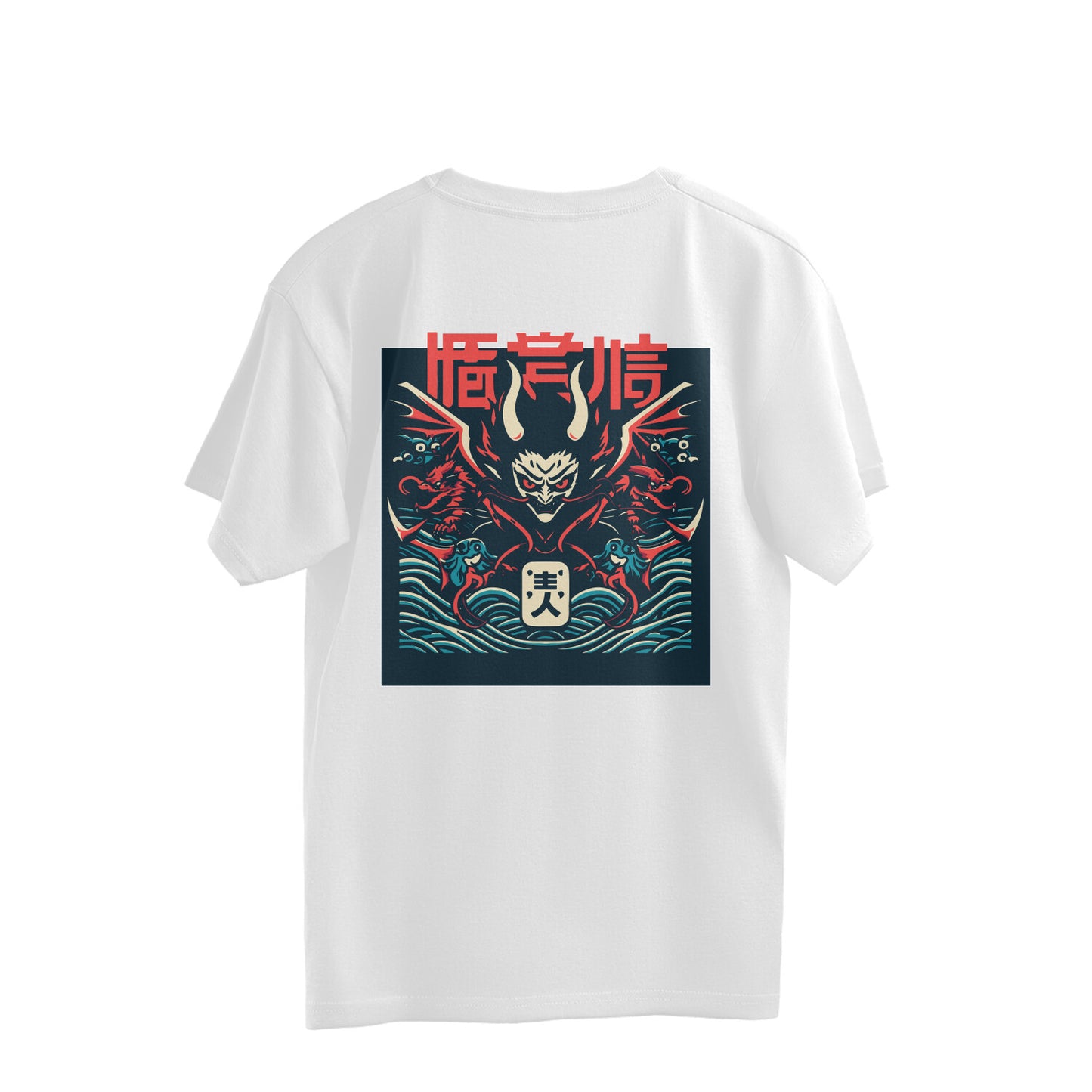 "Akai Oni" Men's Oversized Tee