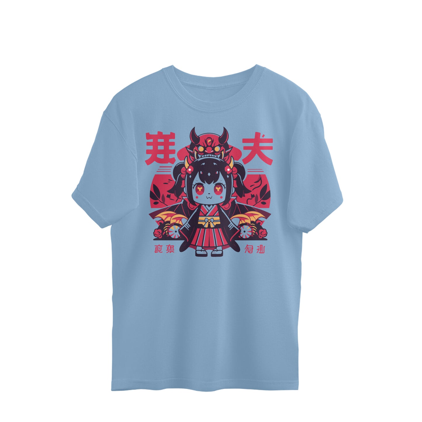 "Oni Chibi" Men's Oversized Tee